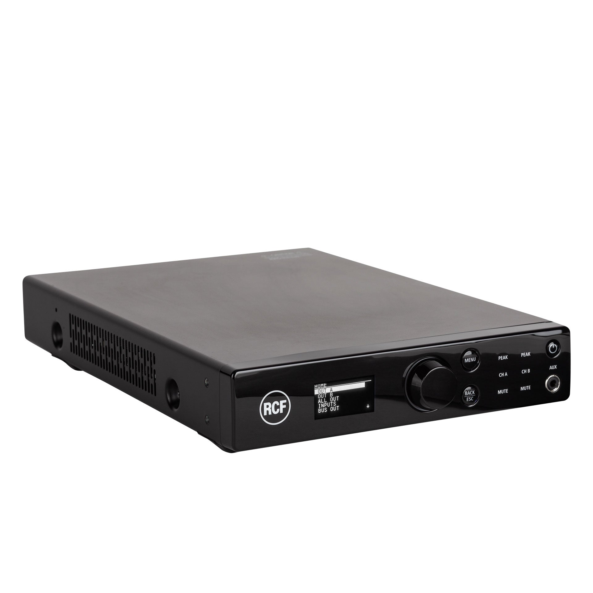 RCF DMA 162 Two Channel Amplifier - Side Profile View