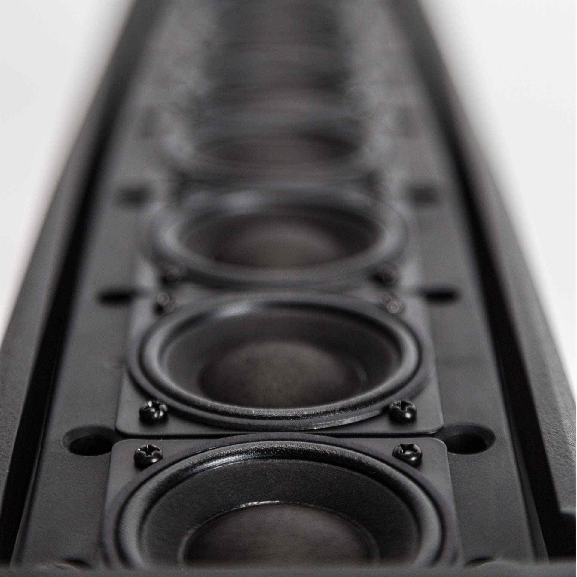RCF EVOX J8 transducer detail showing fullrange driver array -detail  view

