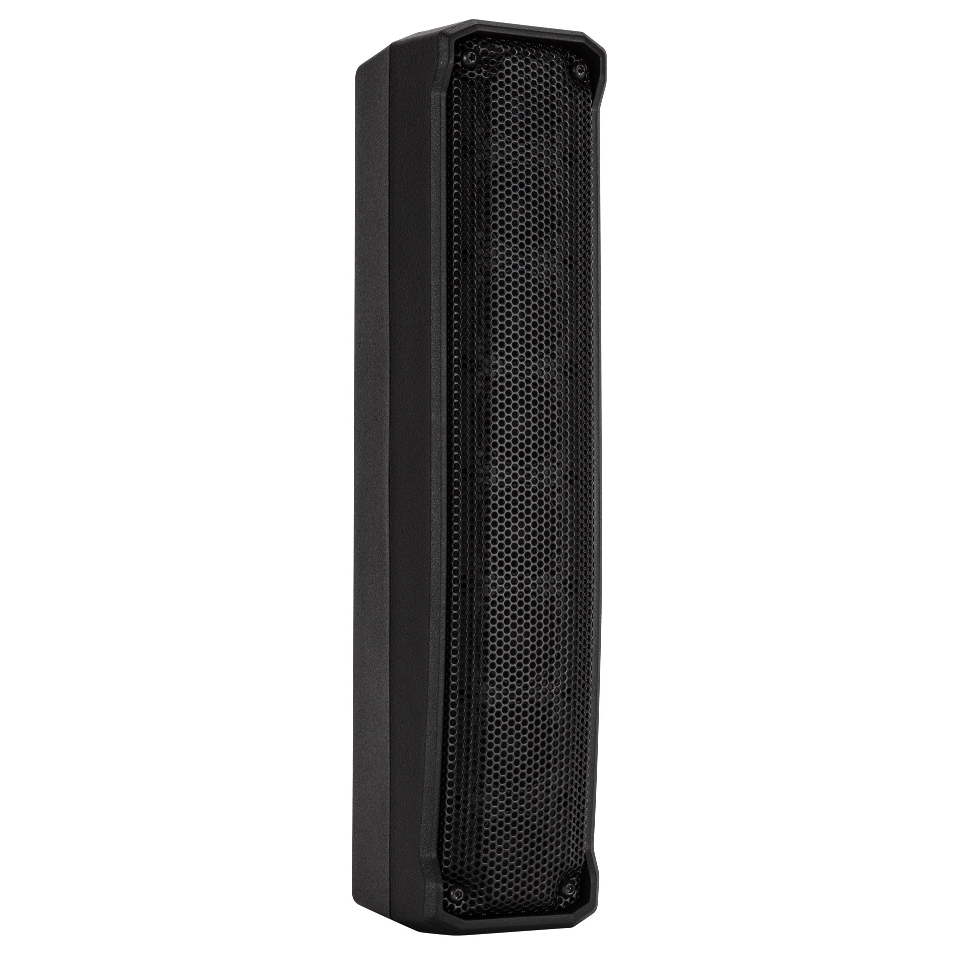 RCF EVOX J8 right side view showing column array height and depth