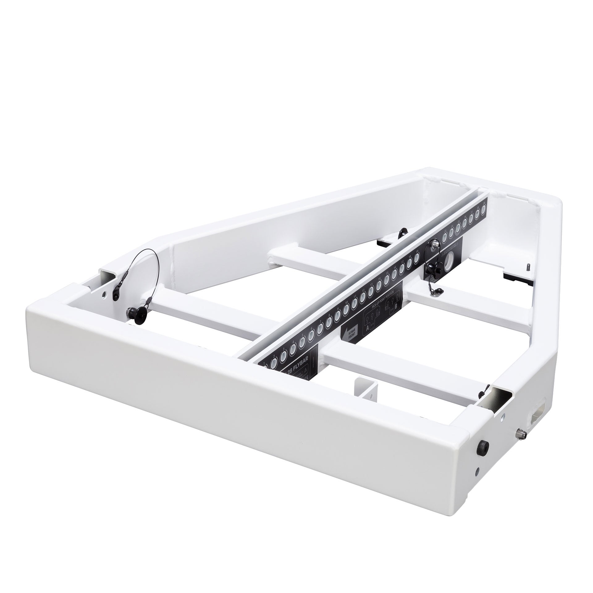 RCF FL-B HDL 28 fly bar left side view -White

