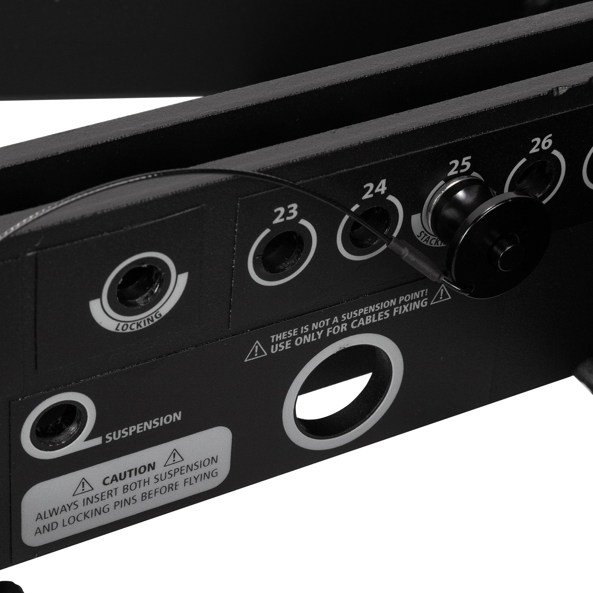 RCF FL-B HDL 28 steel construction close-up