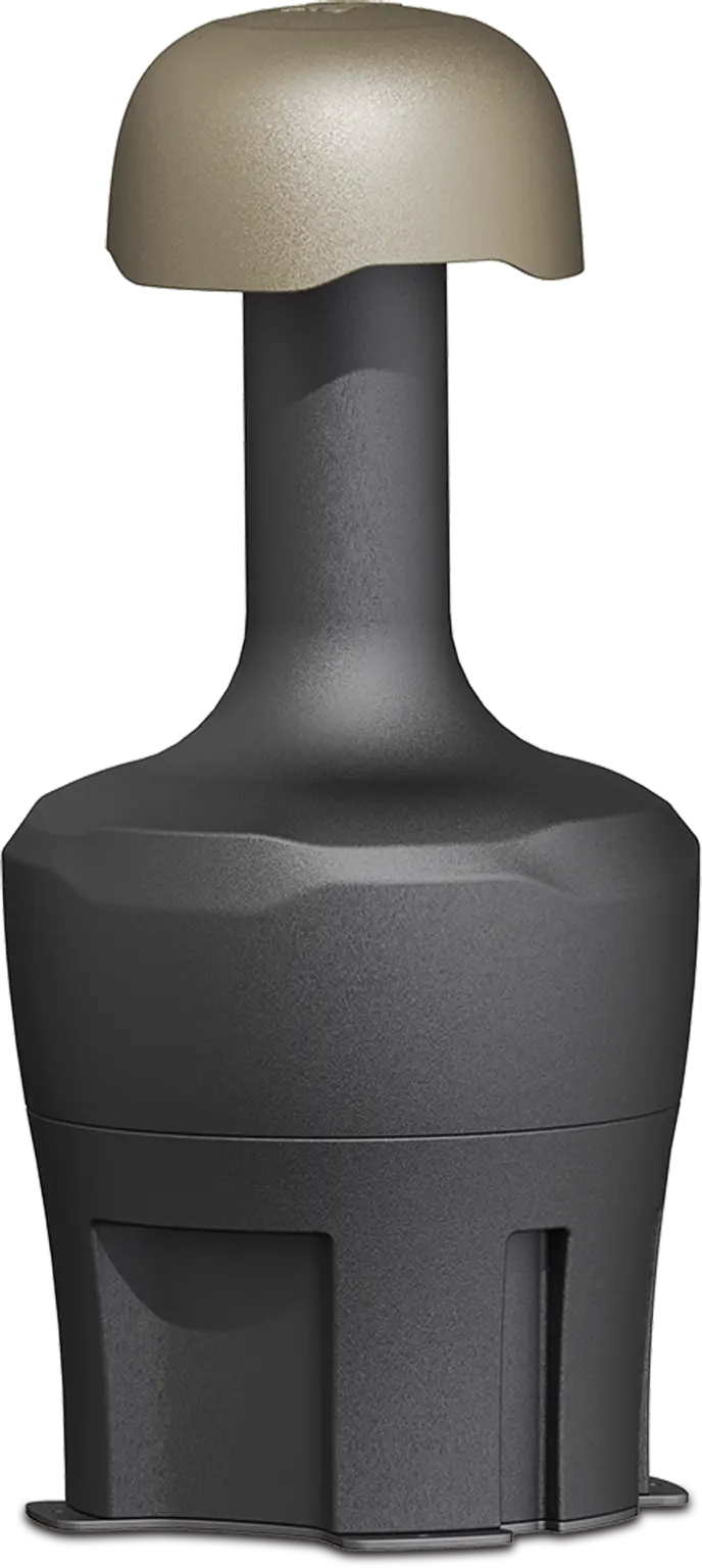 Front-facing JBL GSB12 In-Ground Landscape Subwoofer showing tall cylindrical enclosure