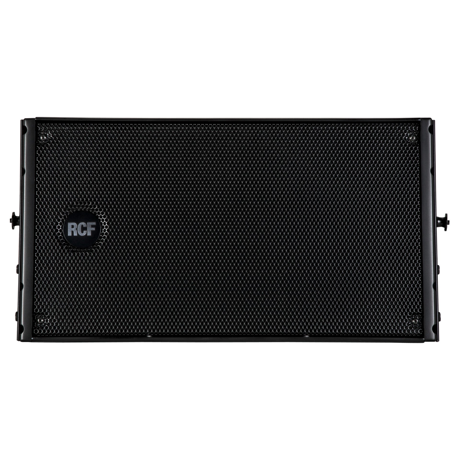 RCF HDL 10-A Active Line Array Module front view showing dual 8-inch woofers and compression driver
