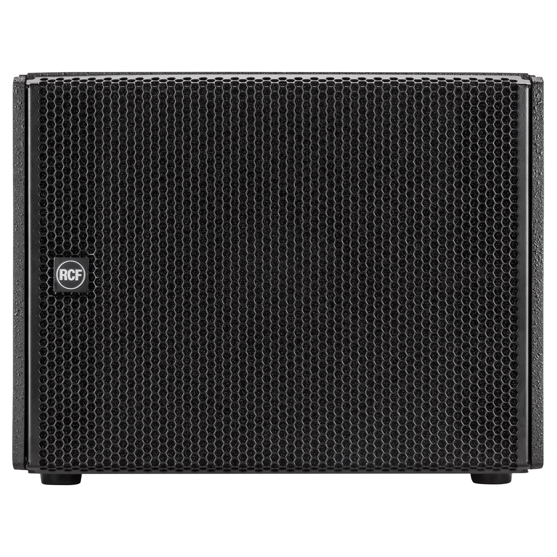 RCF HDL 12-AS Active Flyable High Power Subwoofer front view showing 12-inch woofer
