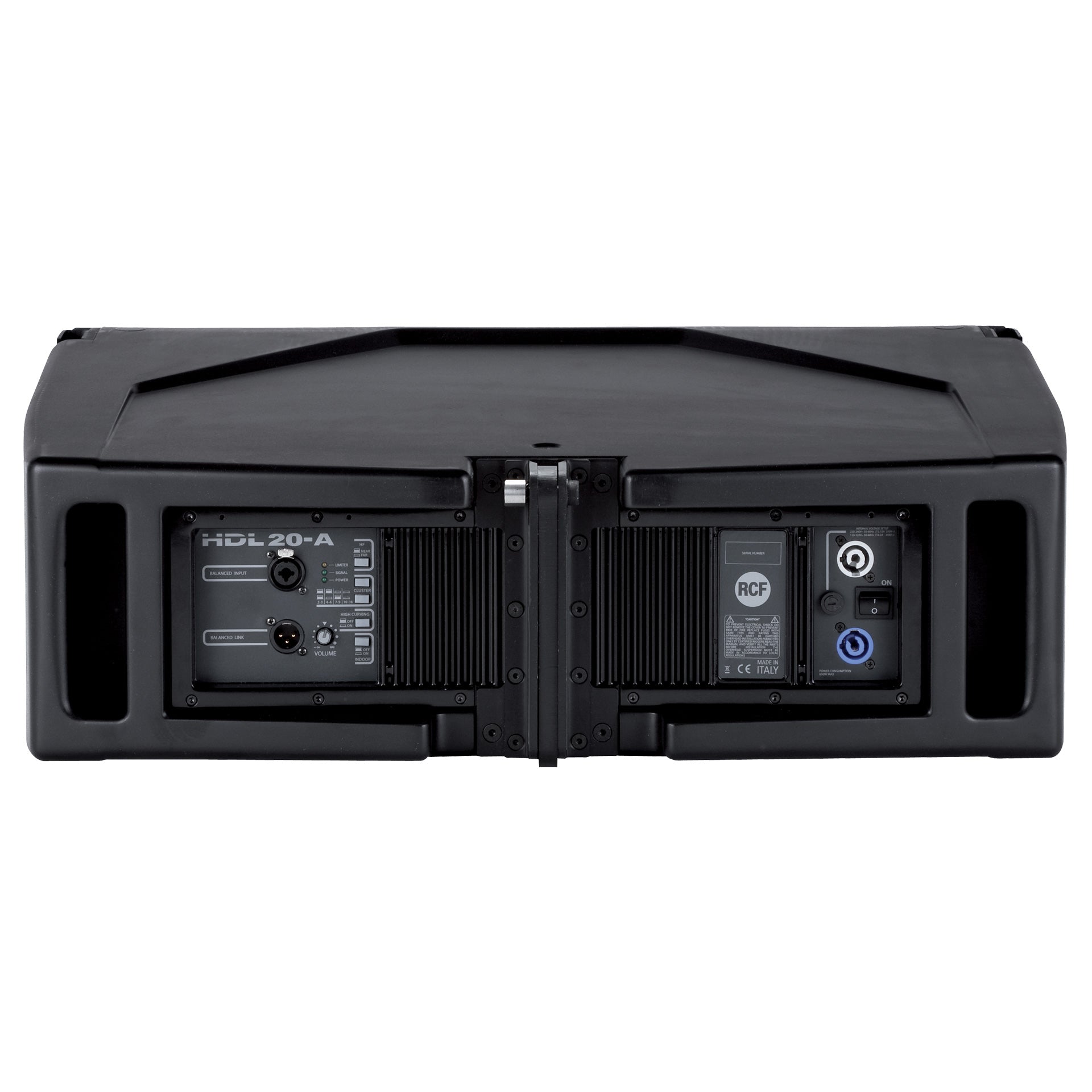 RCF HDL 20-A Active Line Array - Back Side View