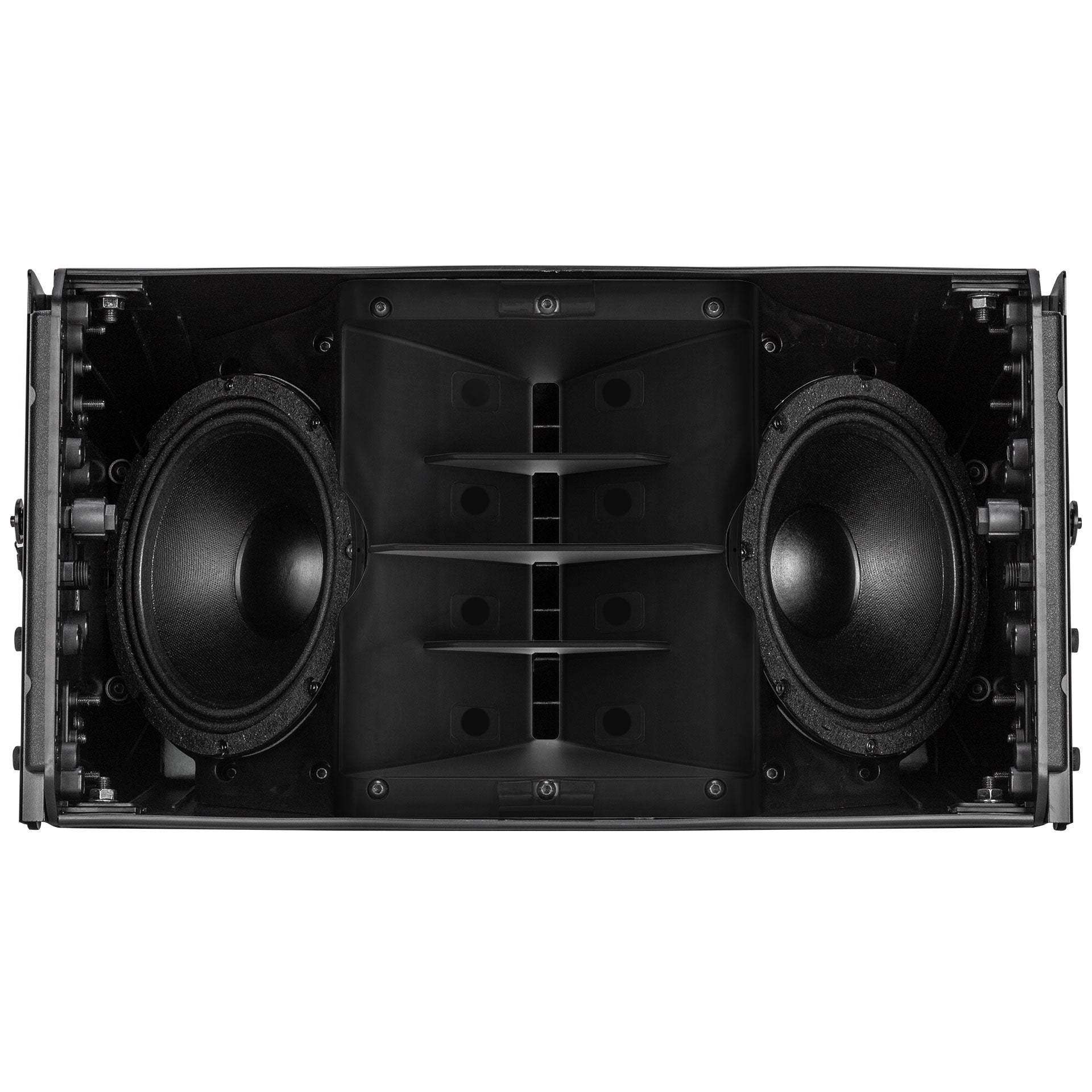 RCF HDL 28-A Active Two-Way Line Array Module rear amplifier control panel close-up