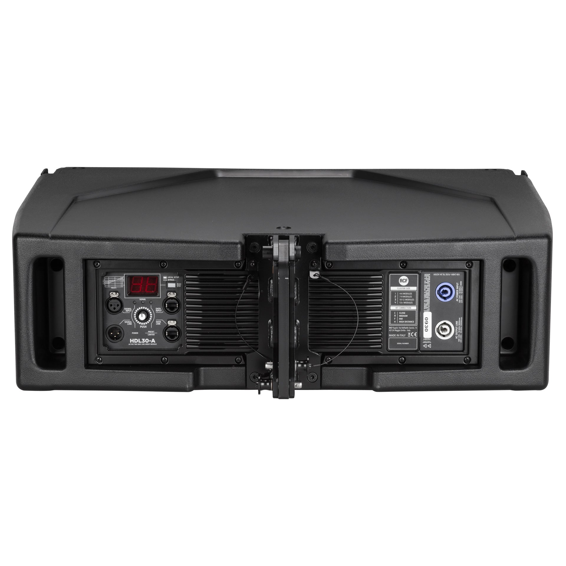 RCF HDL 30-A Active Line Array - Back  Side Profile View