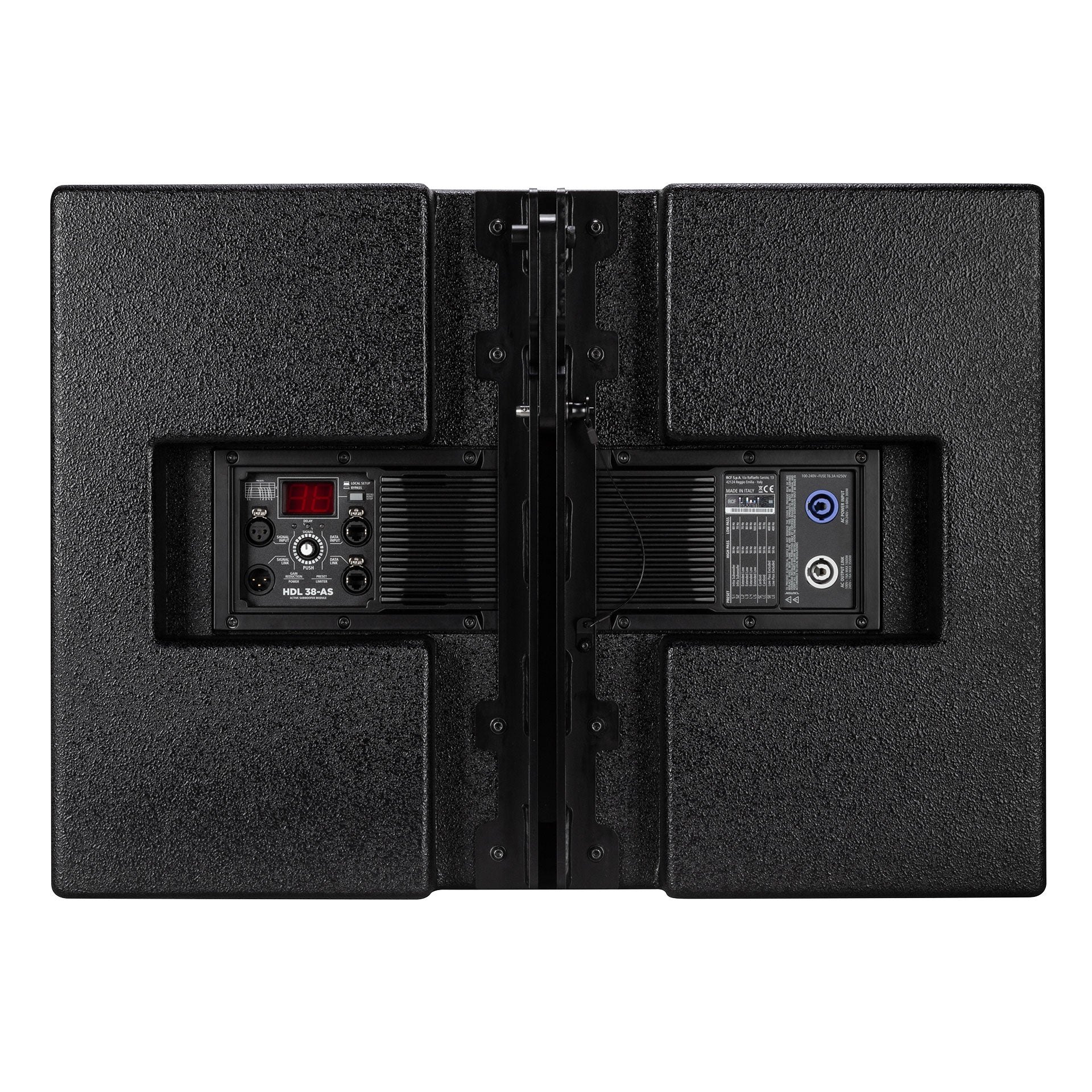 RCF HDL 38-AS Subwoofer - Back Side Profile View