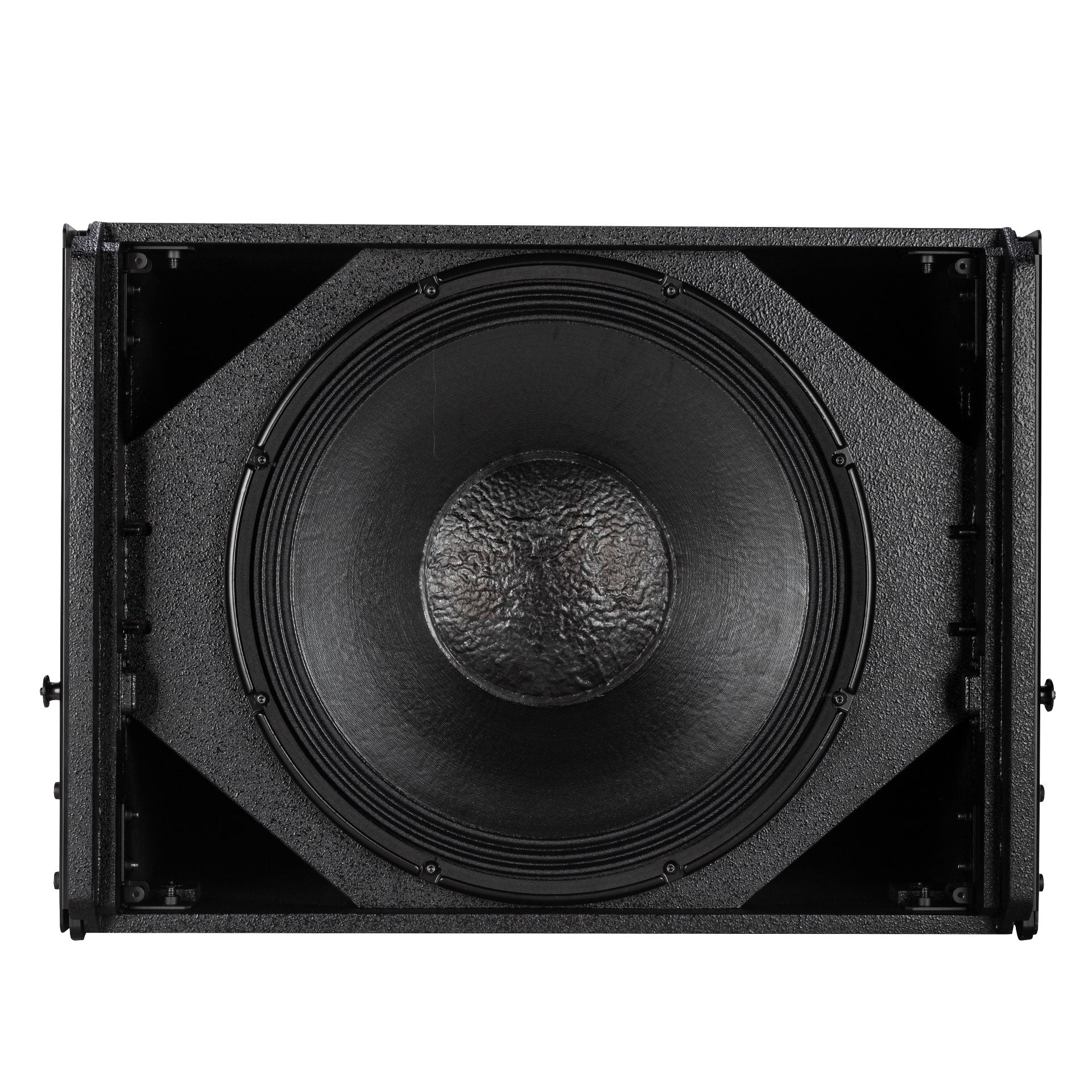 RCF HDL 38-AS Subwoofer Module - Close-up of 18" Woofer