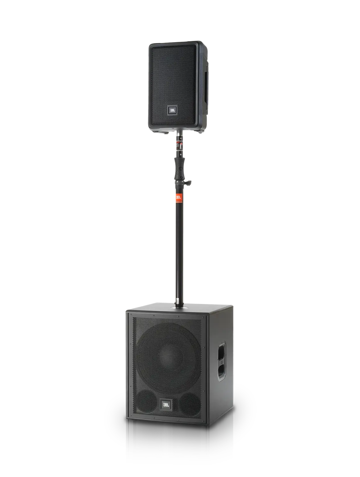 JBL IRX115S 15-inch Powered Subwoofer full front grille and cabinet detail