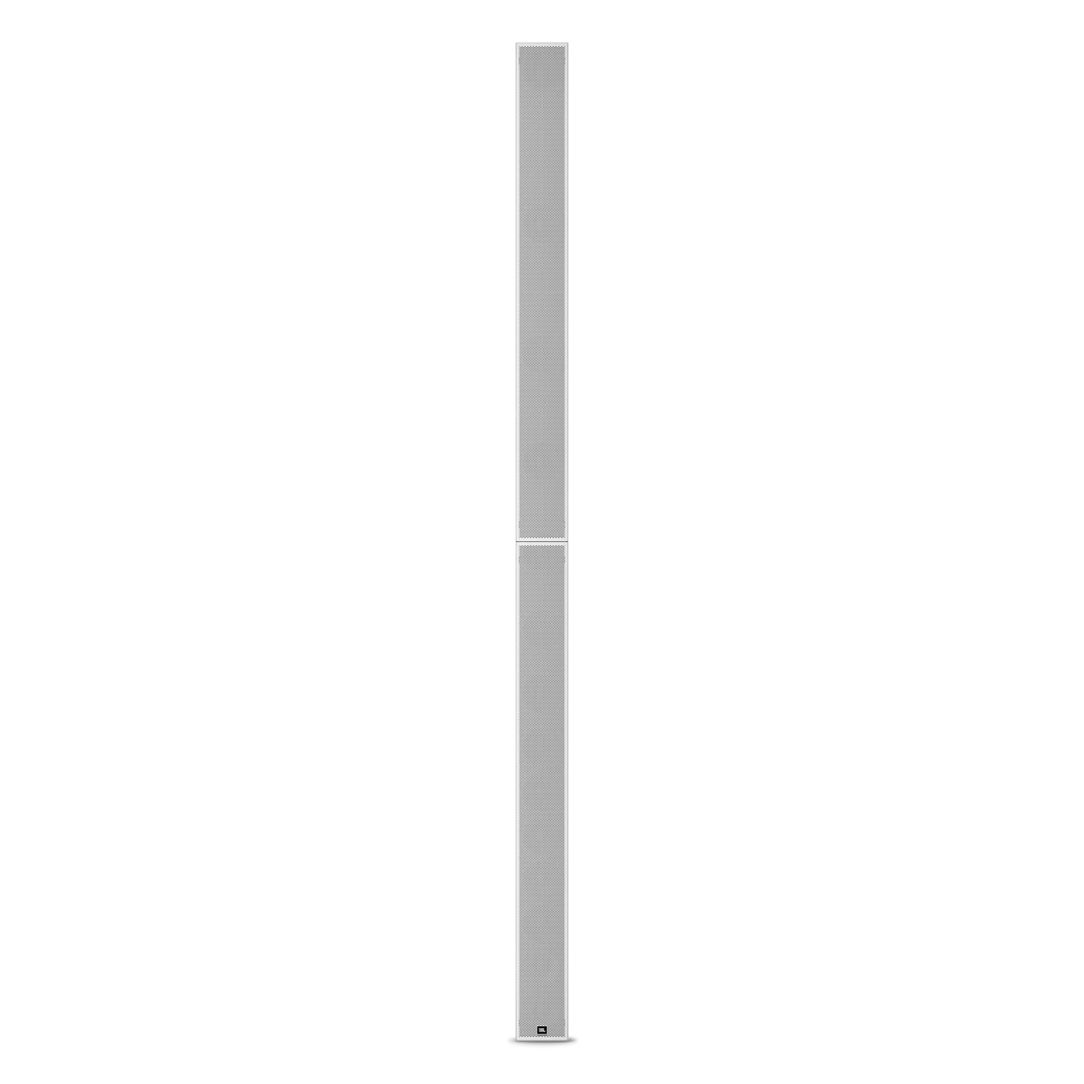 JBL Intellivox HP DS370D 3.70m Beam Shaping Speaker  Array front view showing 14 full-range drivers