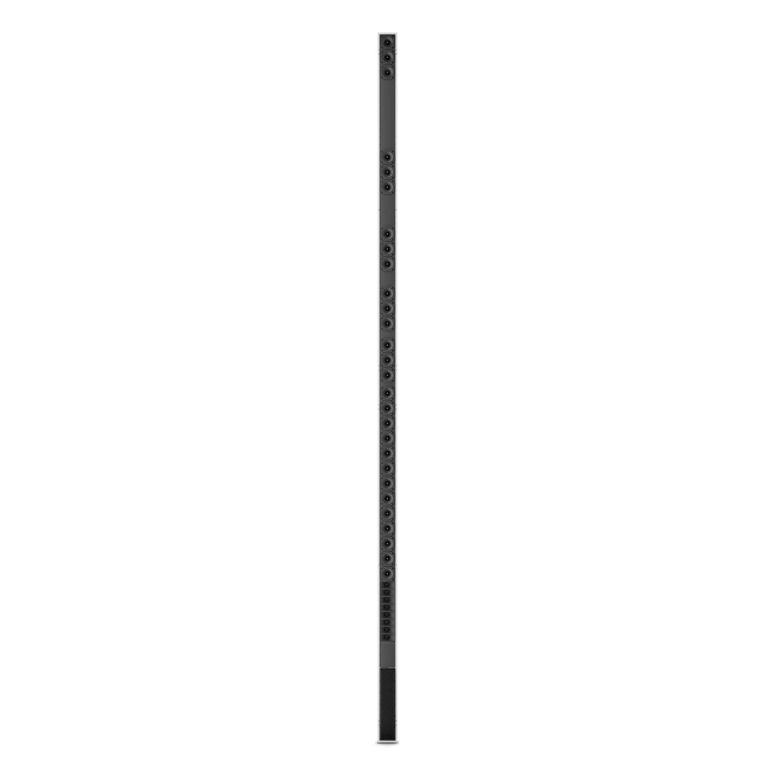 JBL Intellivox DSX500D Digital Beam Shaping Column Loudspeaker Array white enclosure (RAL 9010) finish detail
