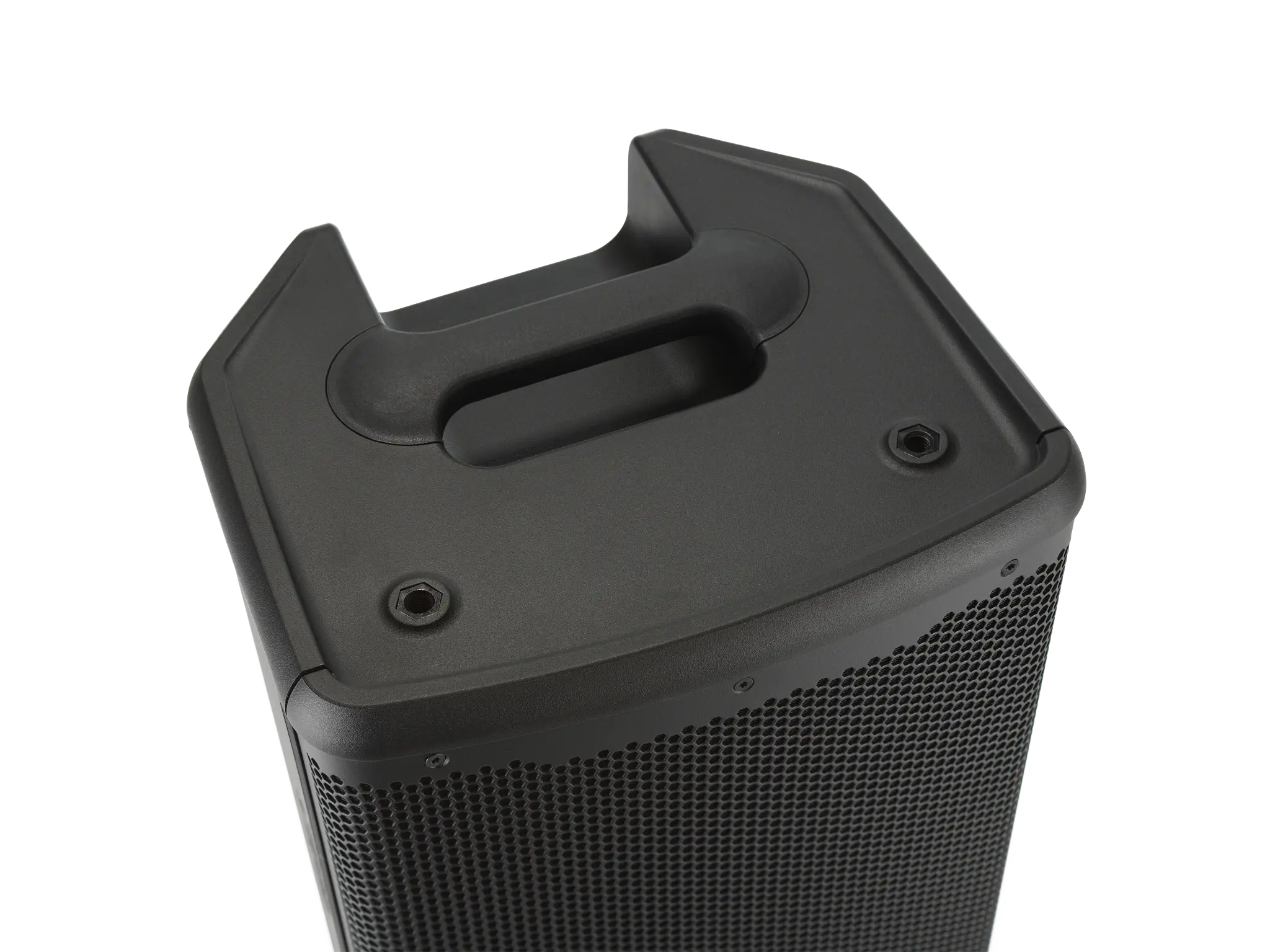 JBL EON710 10-inch Powered PA Speaker with Bluetooth top view showing carry handle