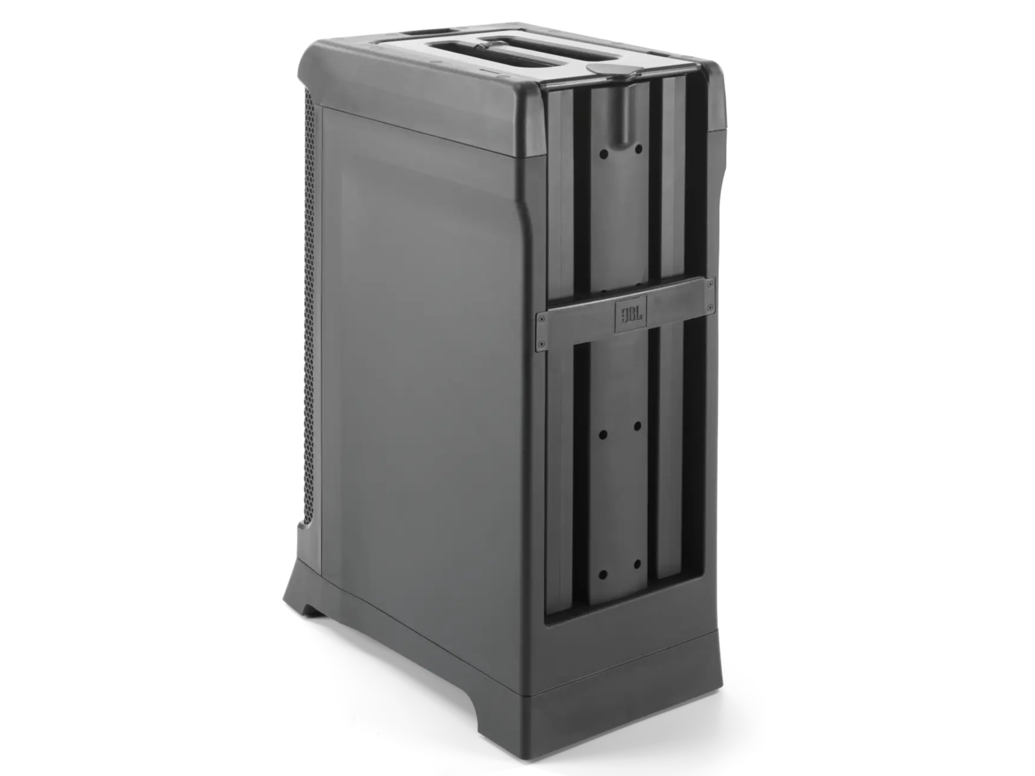 JBL Pro IRX One Rear Angle Left Packed view in white background