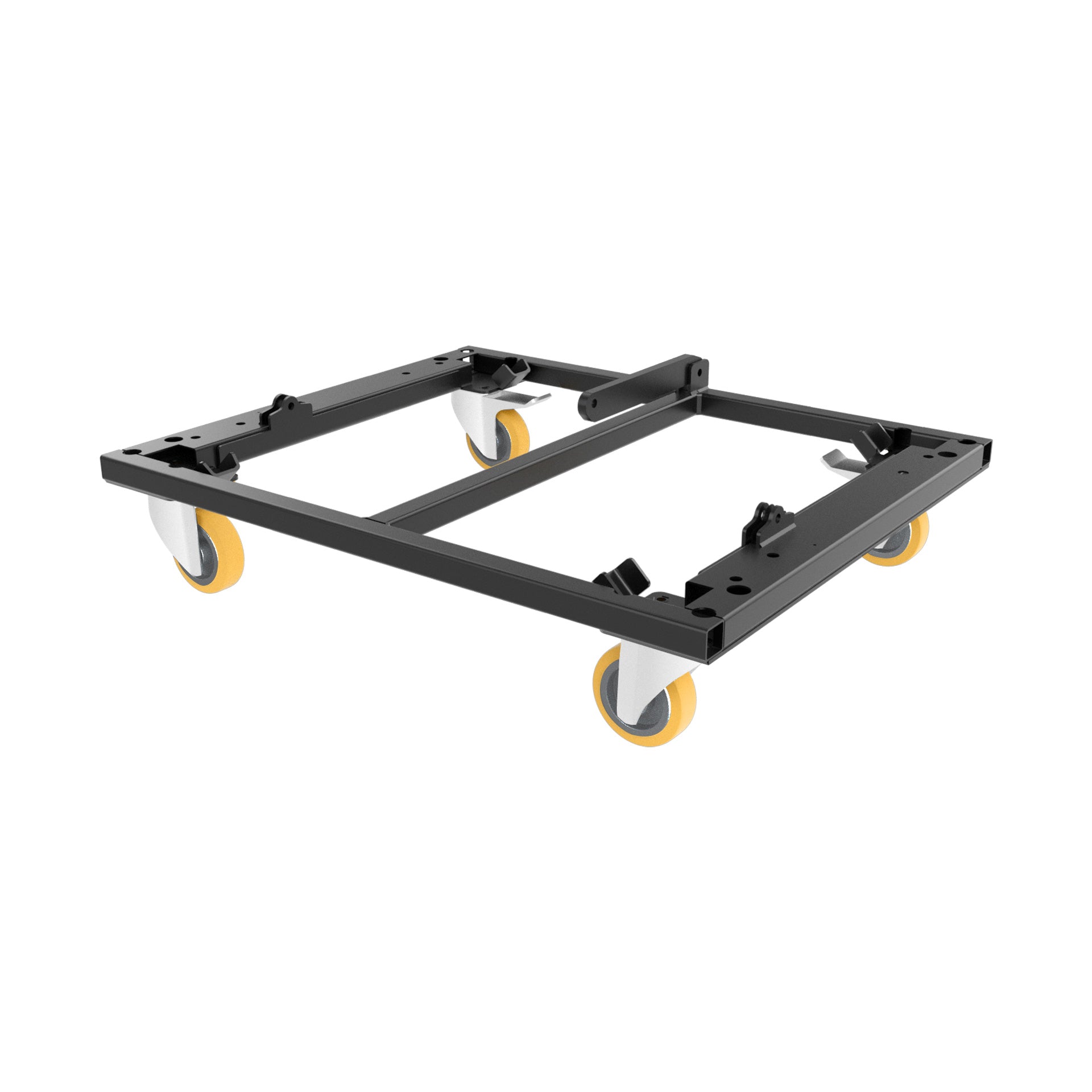 RCF KRT-WH 4x HDL 30 Cart with Wheels front view showing metal transport frame
