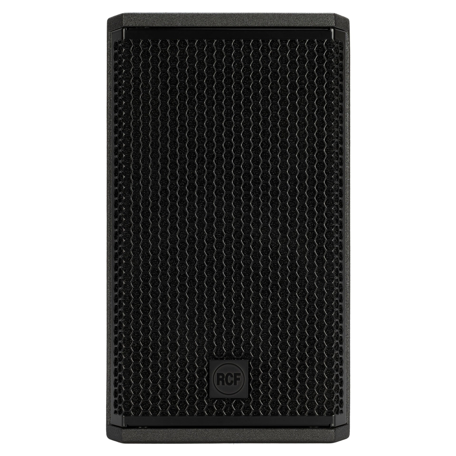 RCF KX 08-A High-Performance 2-Way Point-Source Active Speaker front view showing 8-inch woofer and compression driver
