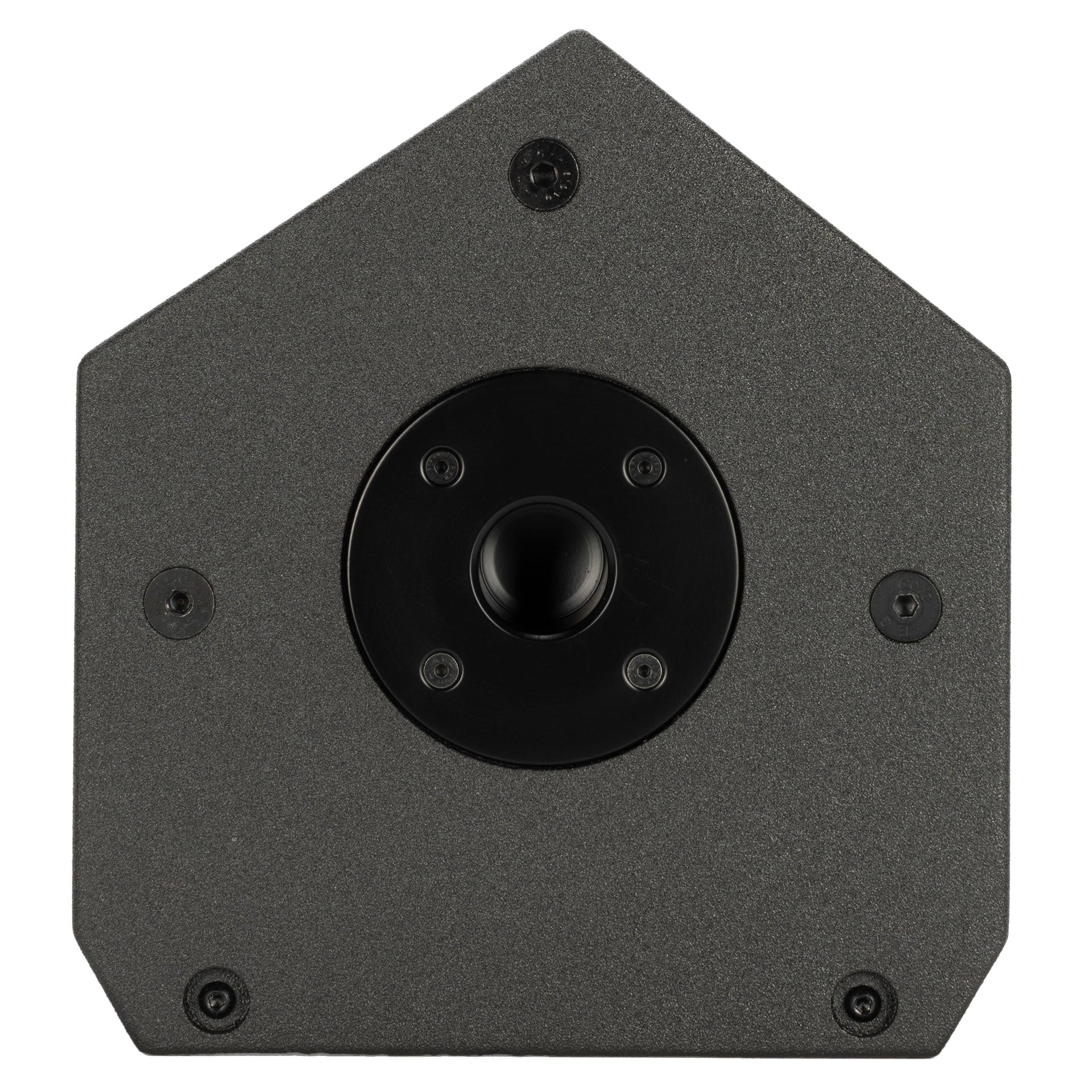 RCF KX 08-A High-Performance 2-Way Point-Source Active Speaker bottom view showing 35mm pole insert