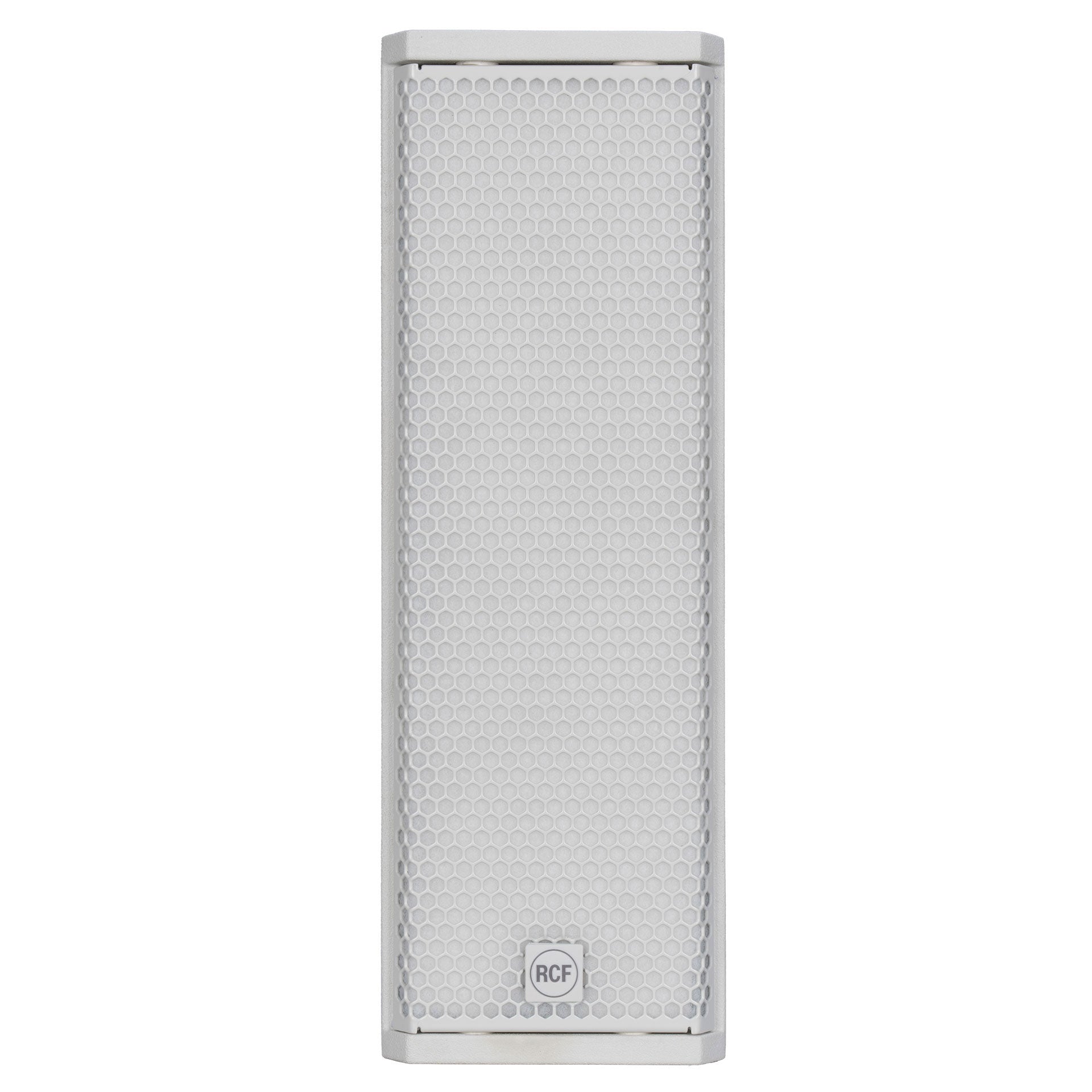 RCF KX 515-A High-Performance 2-Way Point-Source Active Speaker full front grille and driver detail
