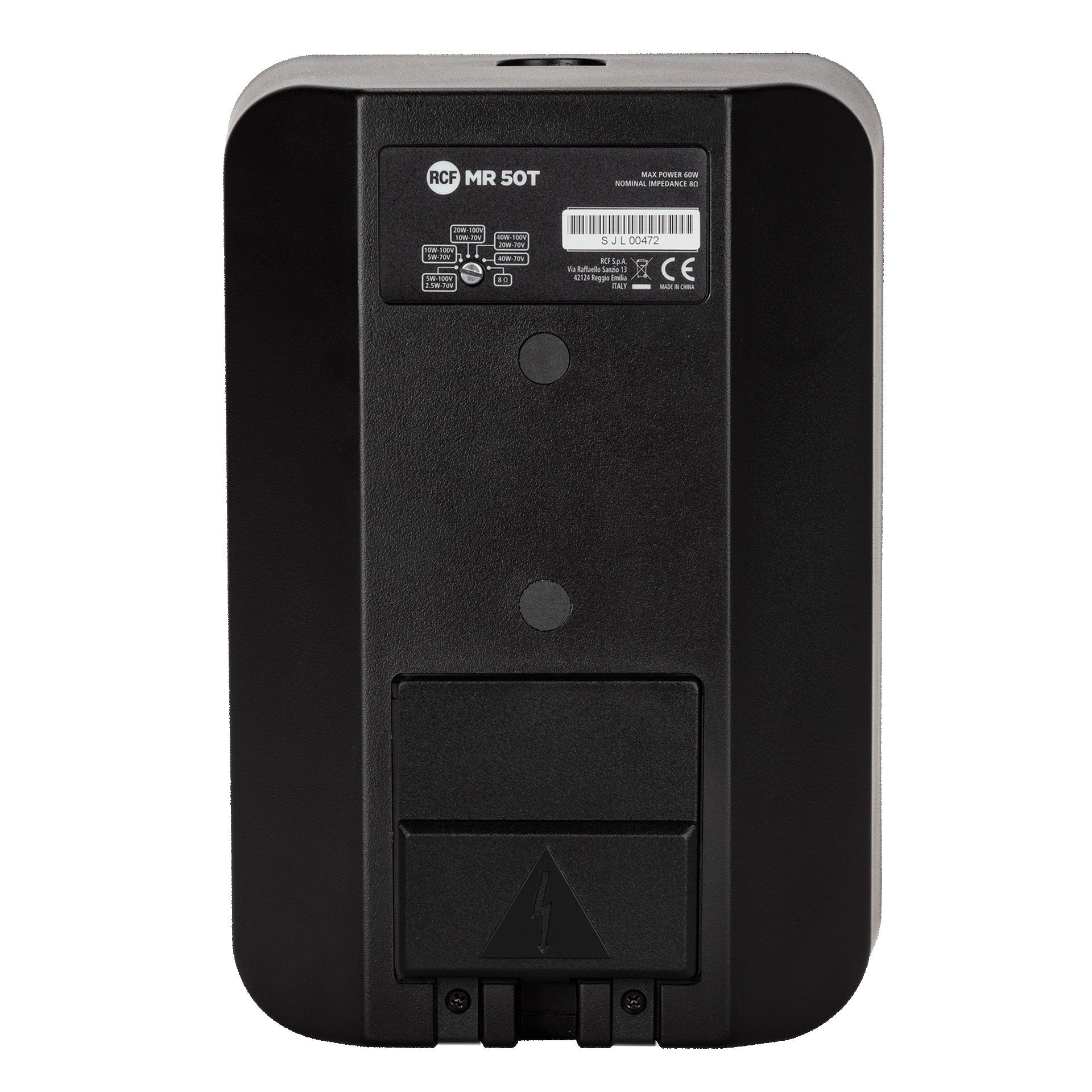 RCF MR 50T Wall Mount Speaker - Product Packaging