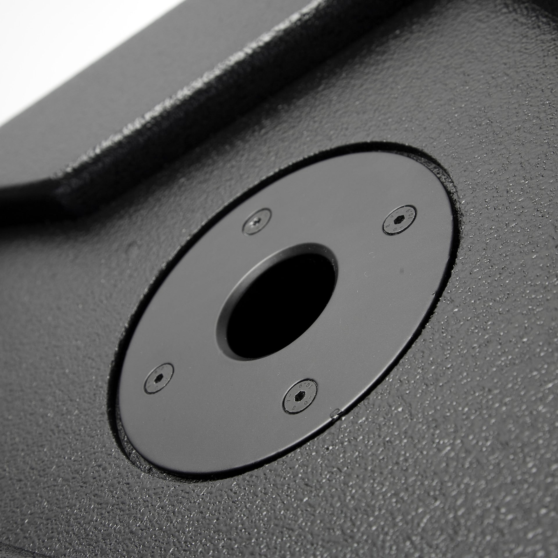 RCF NX 10-SMA connector panel detail showing XLR jack and Powercon in out