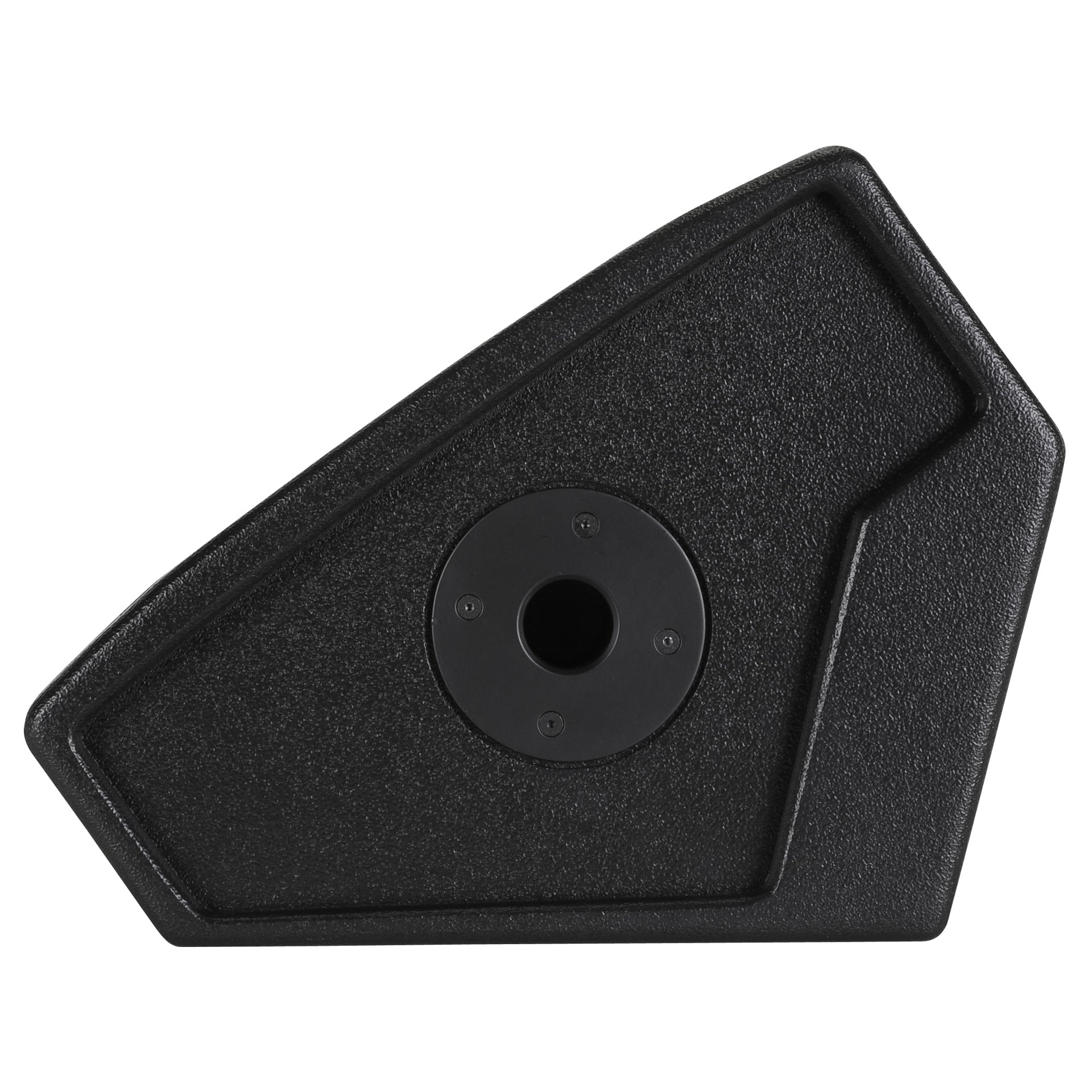 RCF NX 10-SMA left side view showing cabinet depth and wedge shape