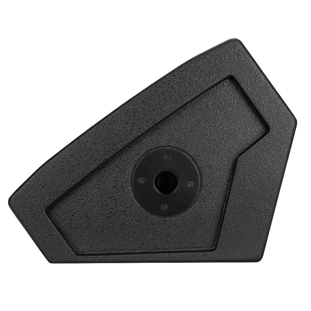 RCF NX 15-SMA Active Coaxial Stage Monitor right side view showing low wedge monitor profile