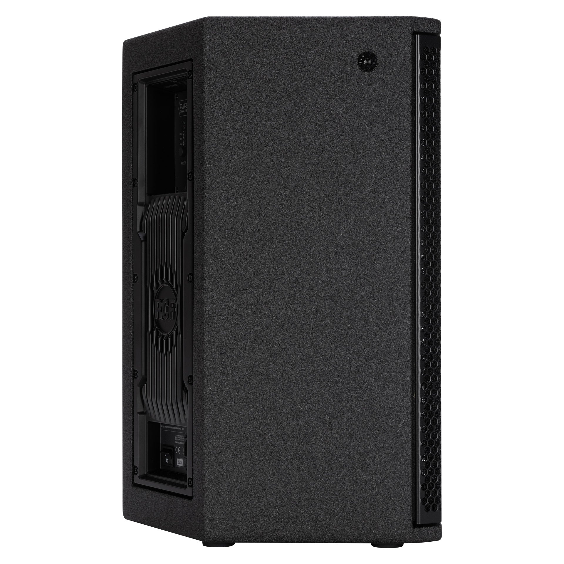 Right profile view of RCF NX 910-A professional active speaker