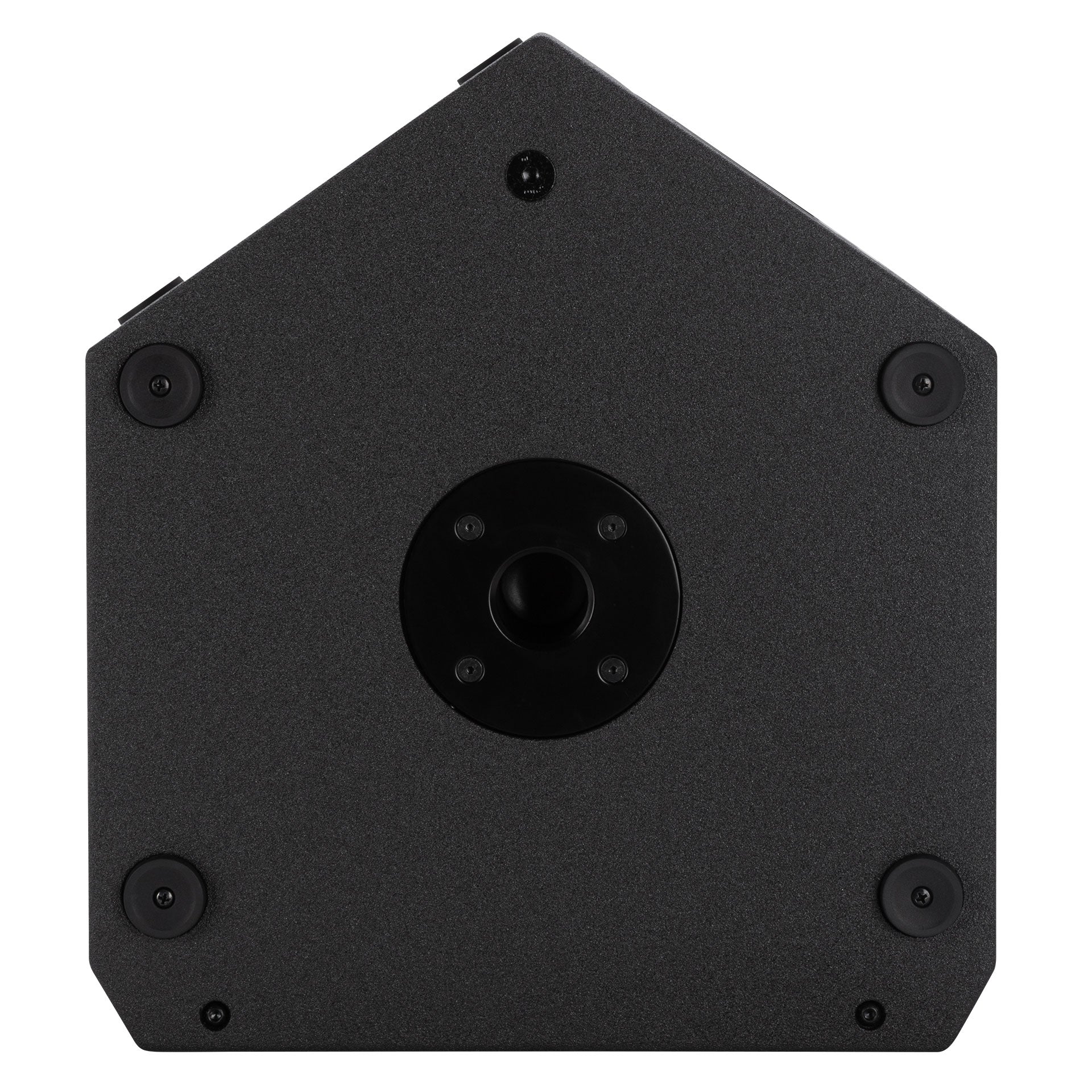 Bottom view of RCF NX 912-A active speaker base construction
