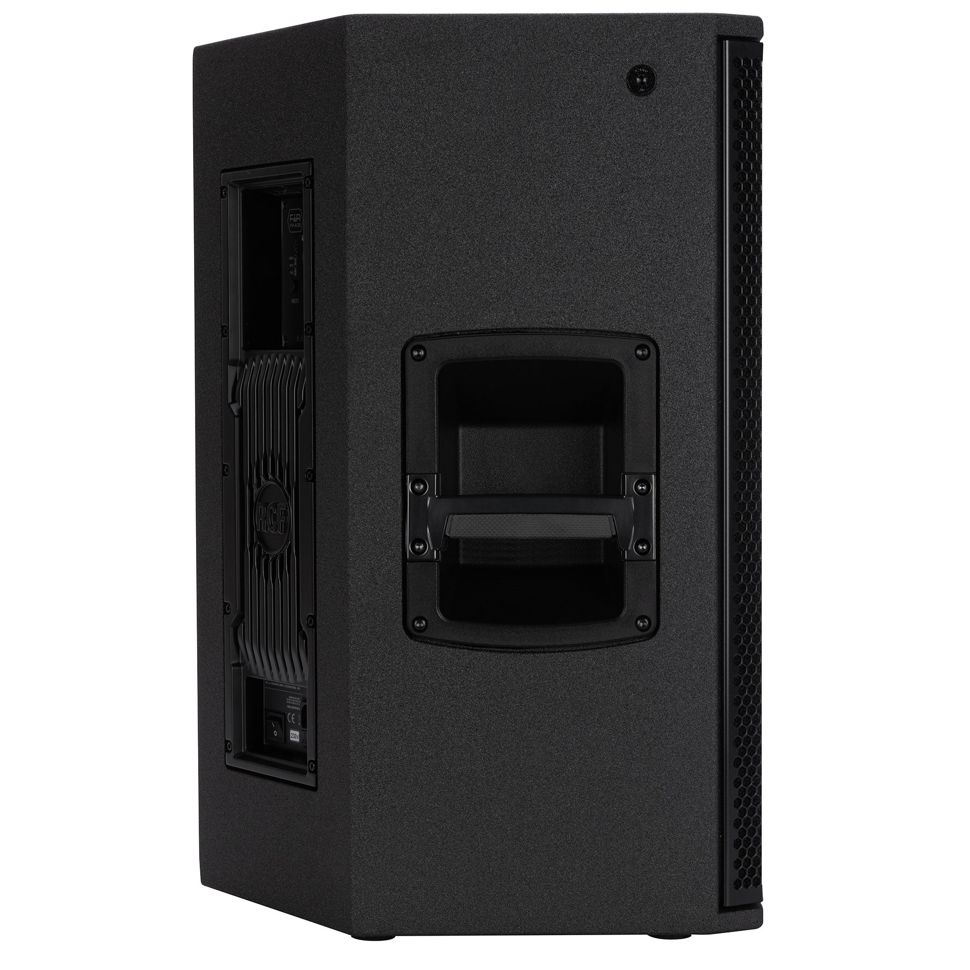 Right profile view of RCF NX 912-A professional active speaker