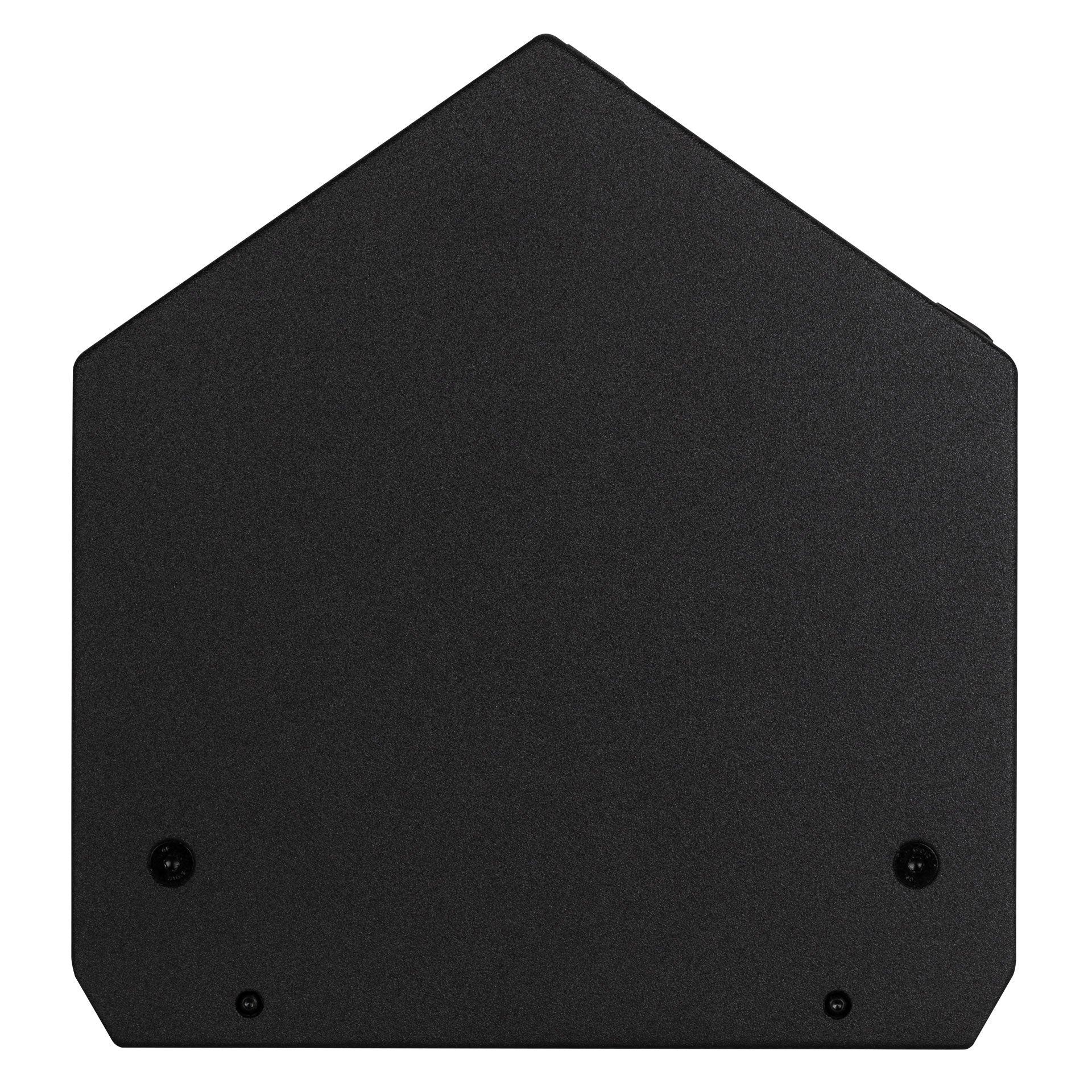 RCF NX 915-A top view showing cabinet profile and pole mount socket