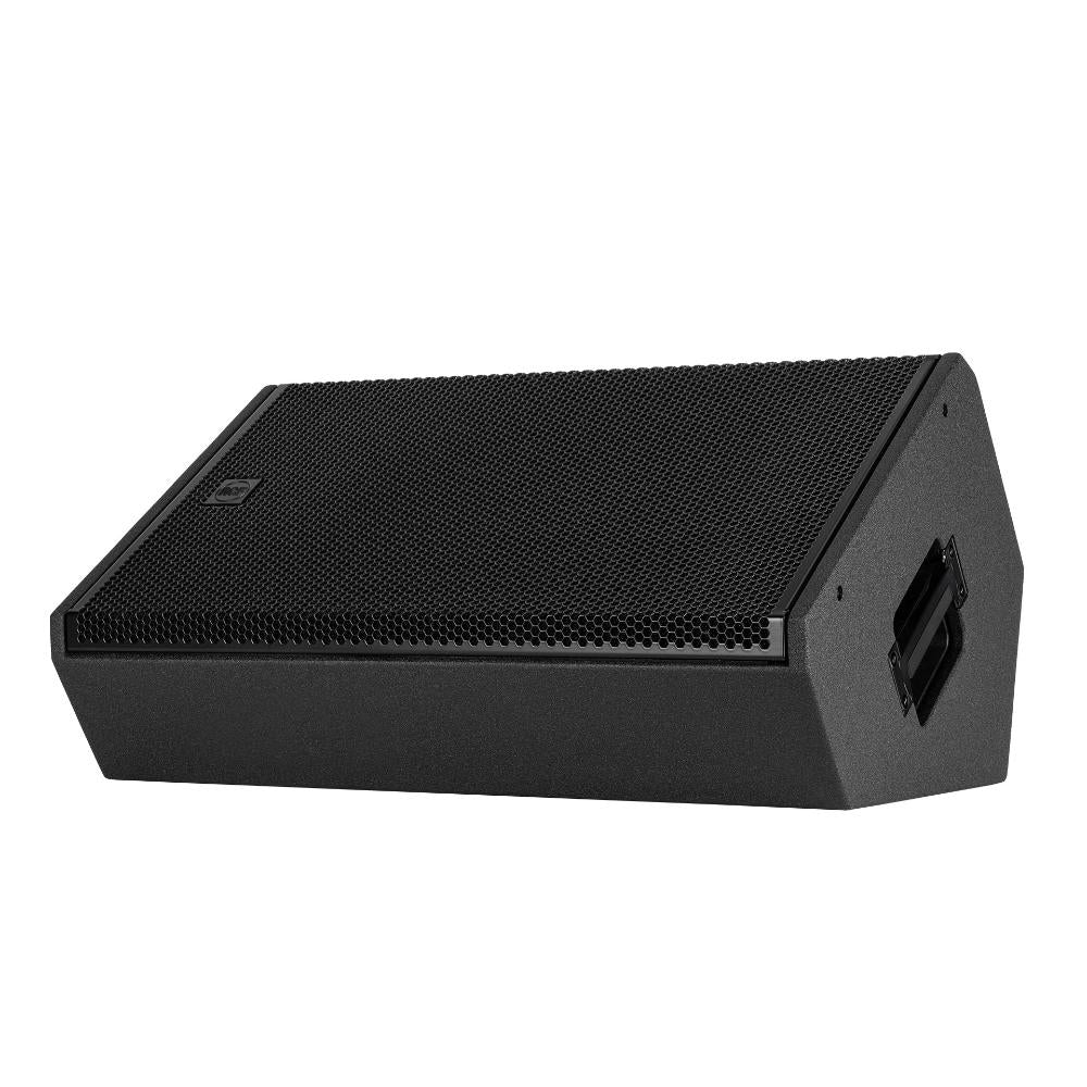 RCF NX 915-SMA left side view showing cabinet depth and side handle