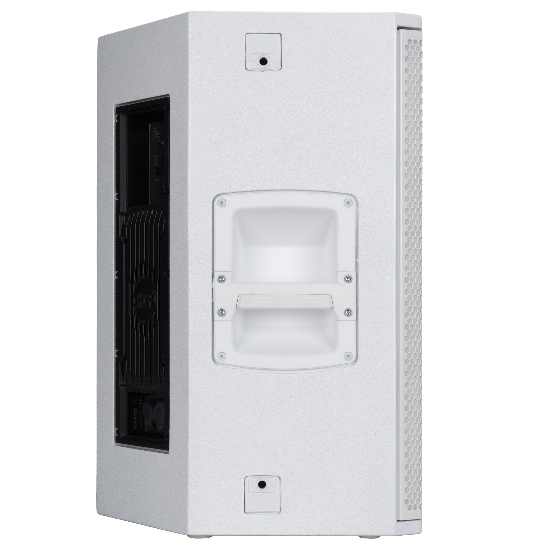 RCF NX 932-A cabinet  material and handle detail view-White