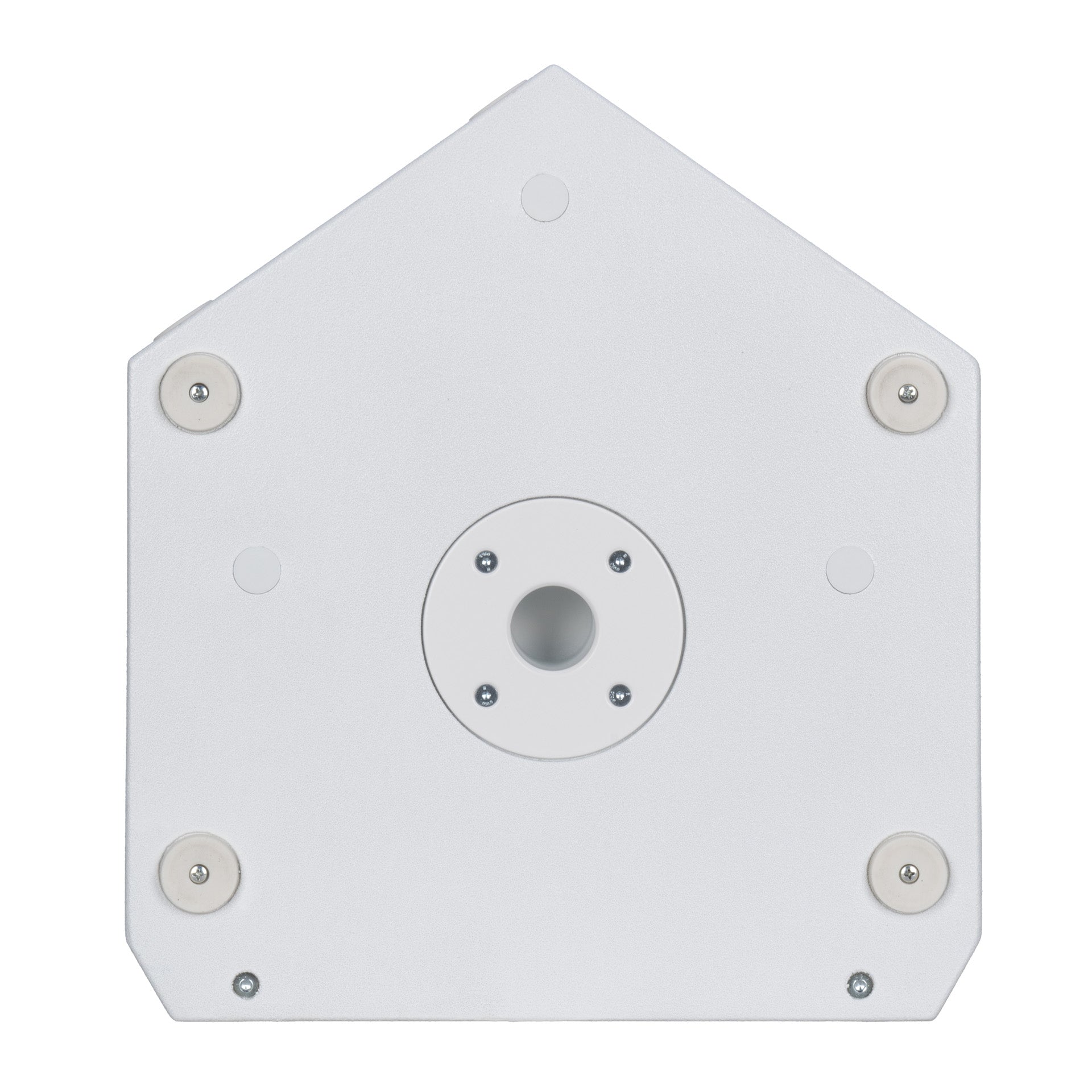 Bottom view of RCF NX 932-A active speaker base construction