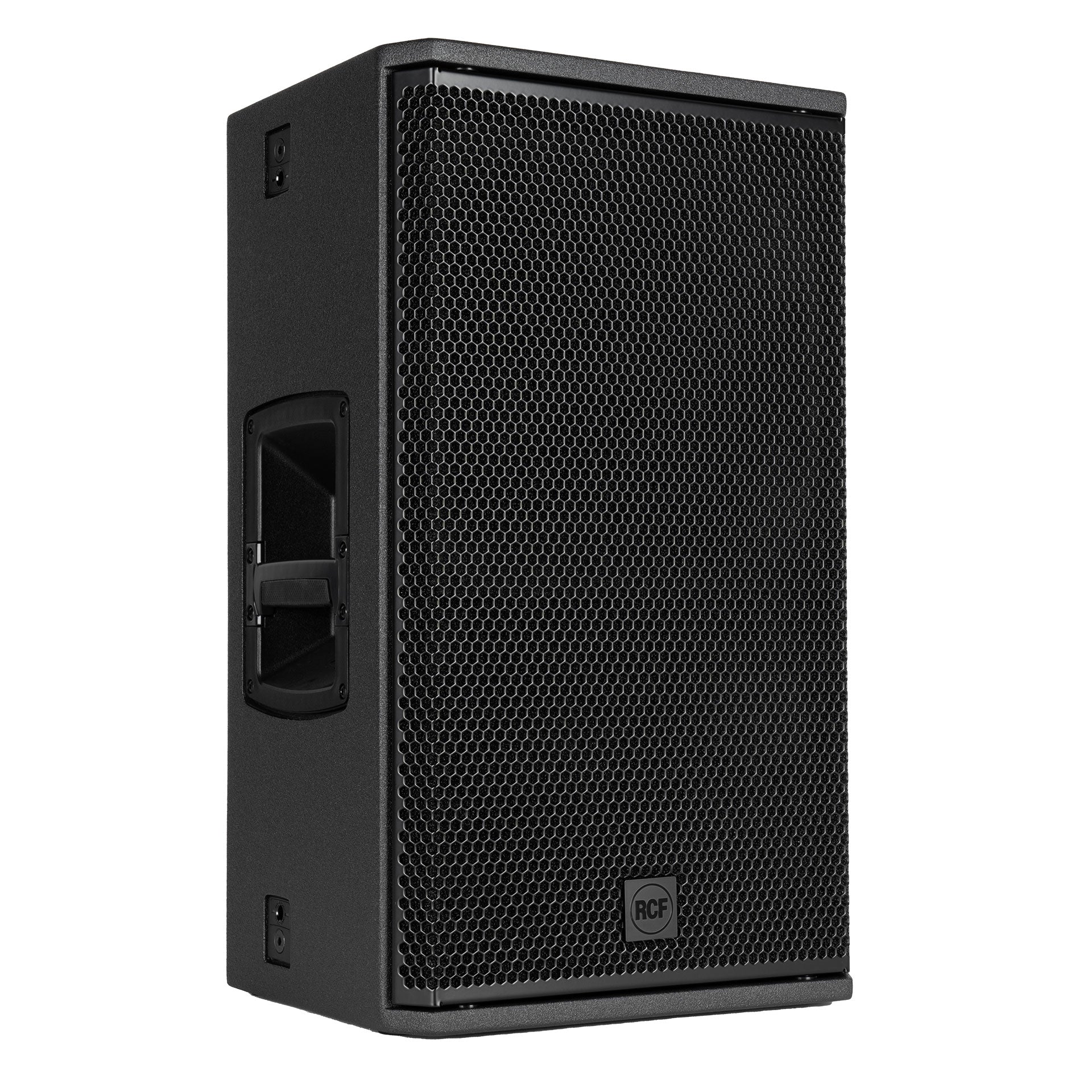 RCF NX 932-A right side view showing cabinet height and depth