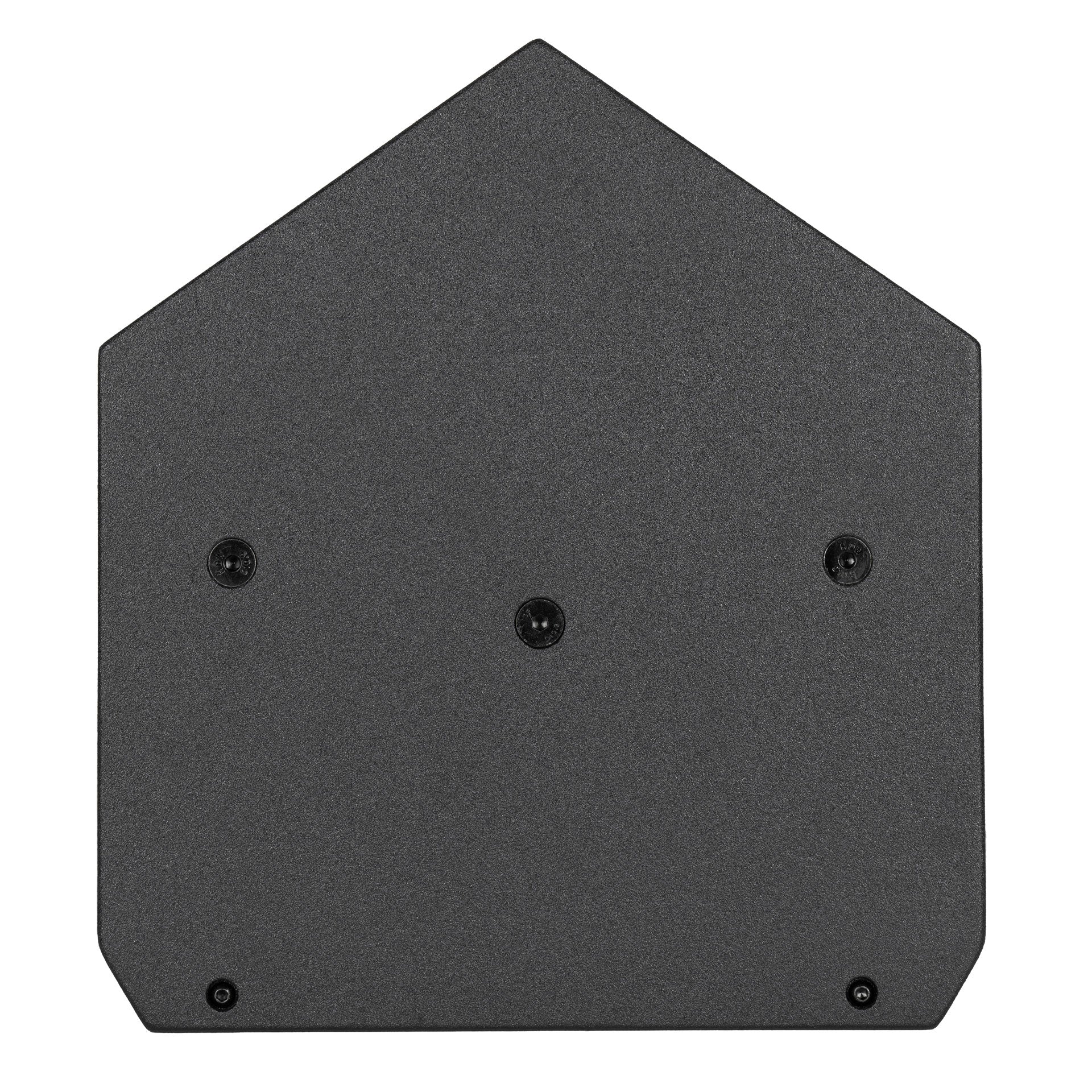 RCF NX 932-A top view showing cabinet profile and pole mount socket