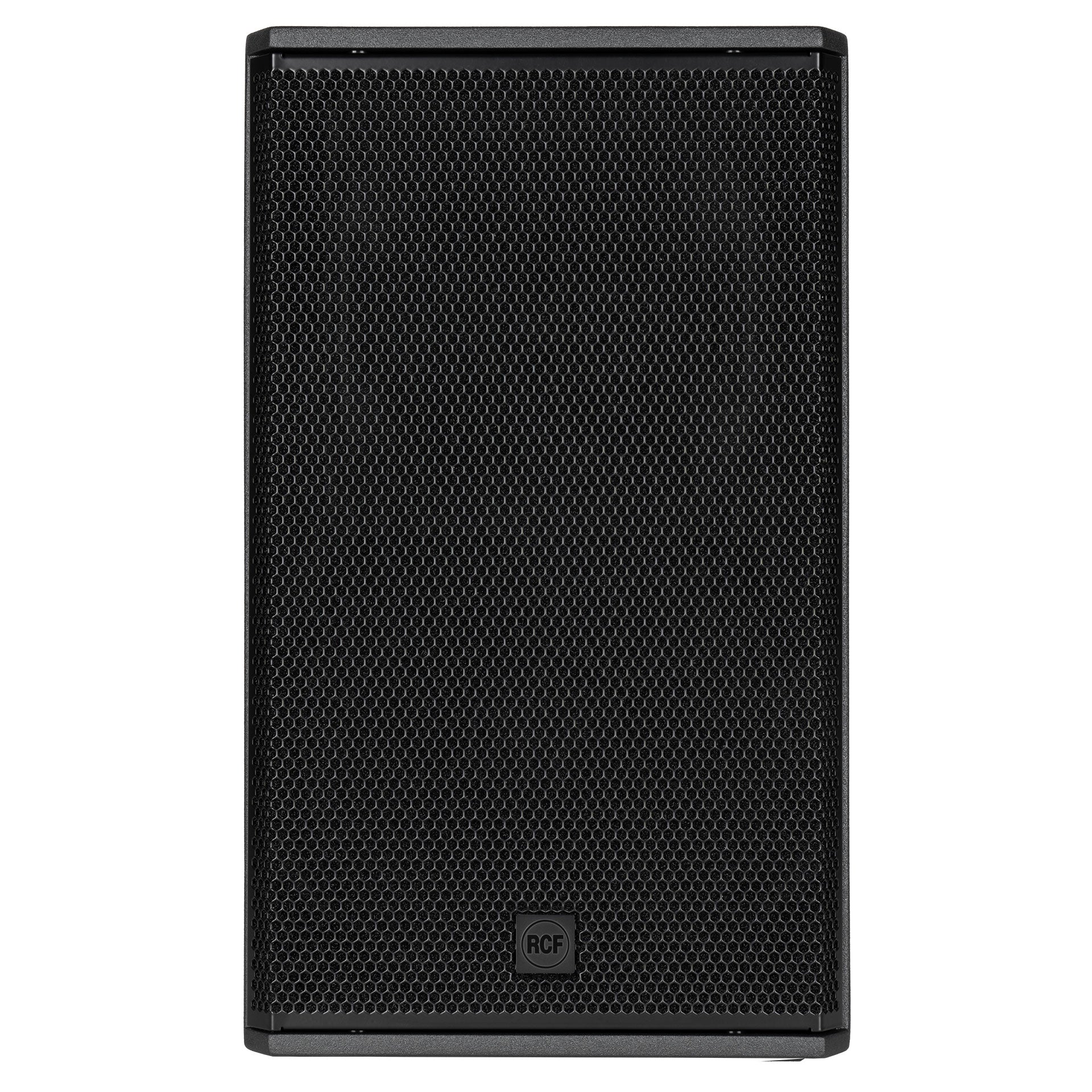 RCF NX 945-A professional active speaker front view showing two-way cabinet