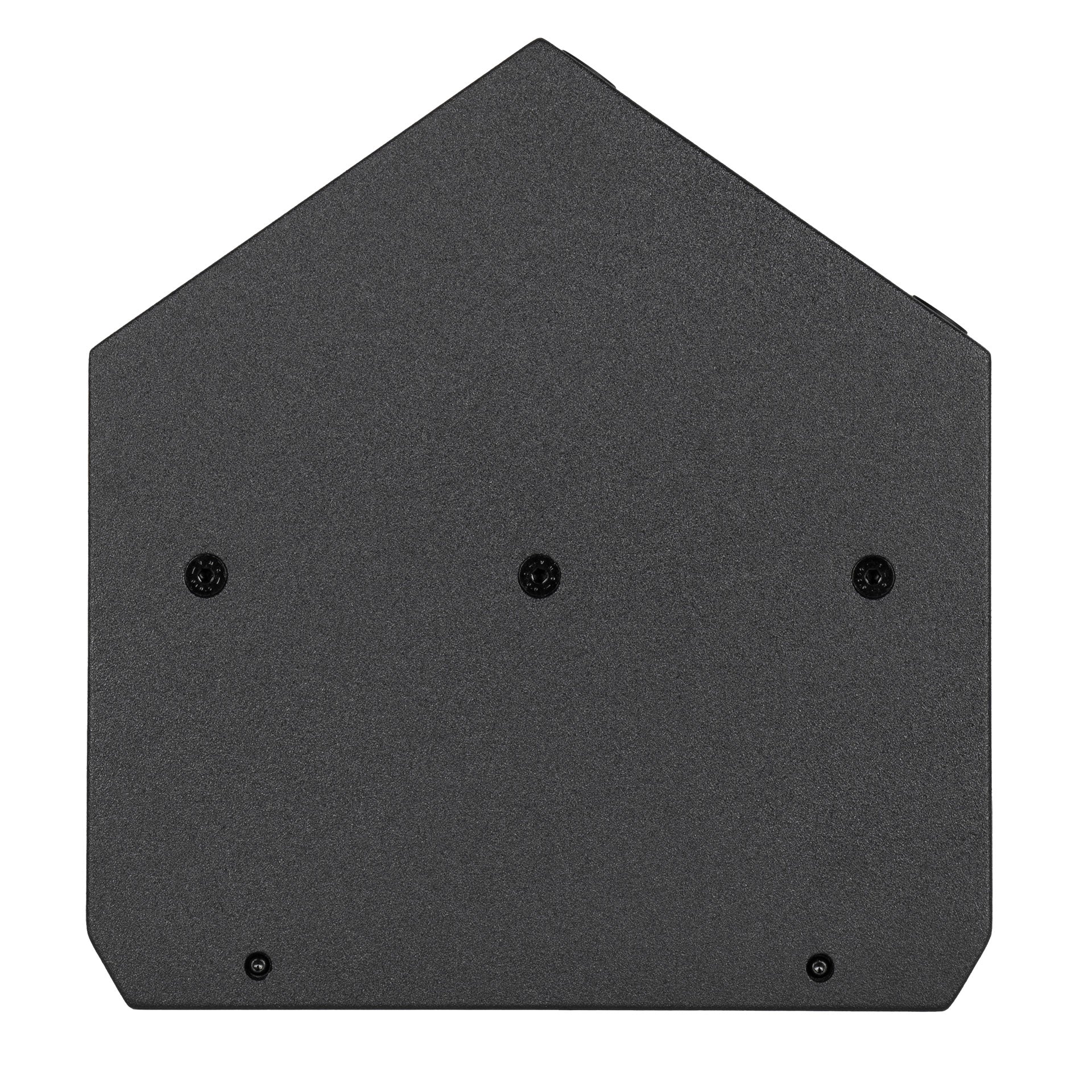 RCF NX 945-A top view showing cabinet profile and pole mount socket