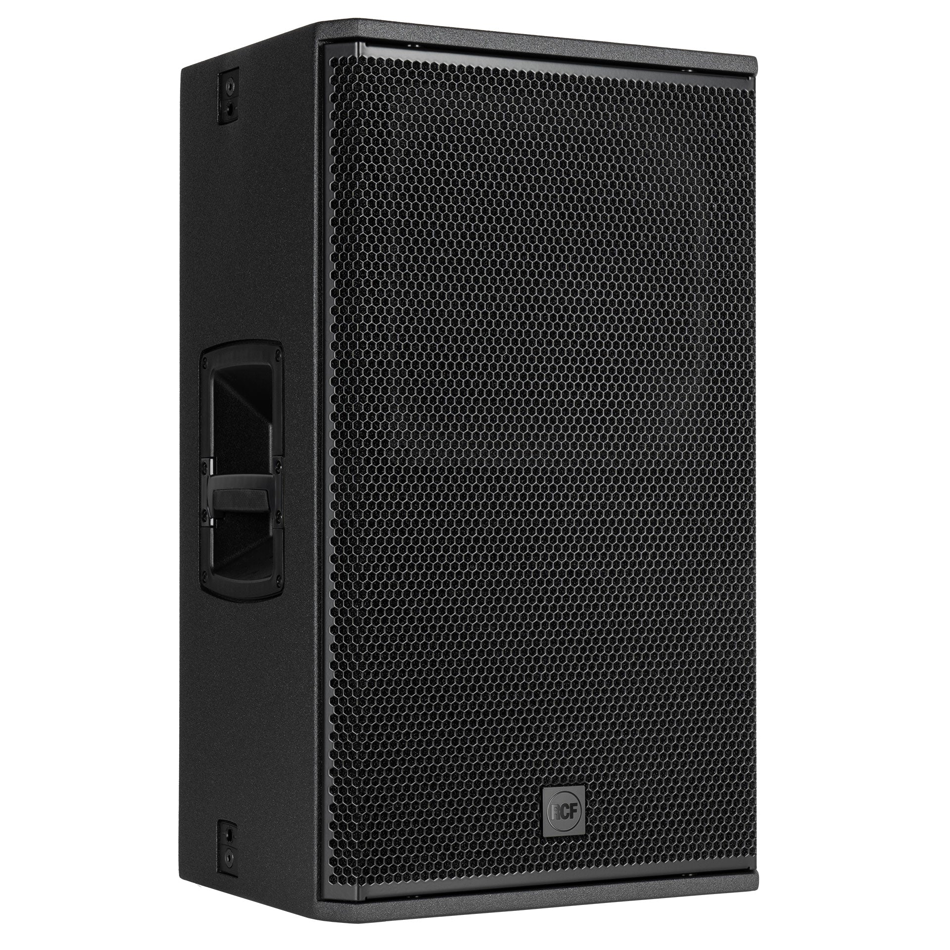 RCF NX 945-A right side view showing cabinet height and depth