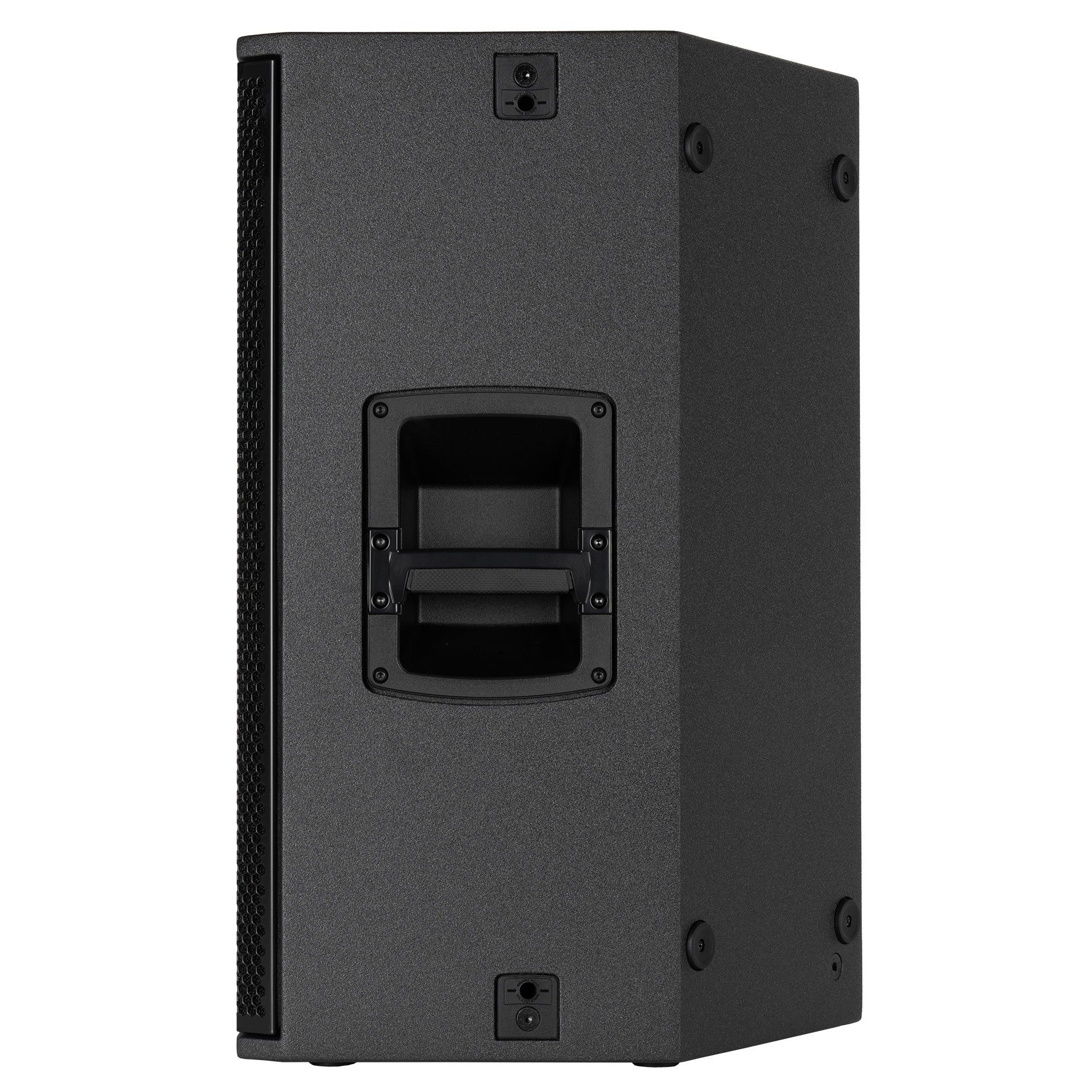 Left profile view of RCF NX 945-A active speaker cabinet