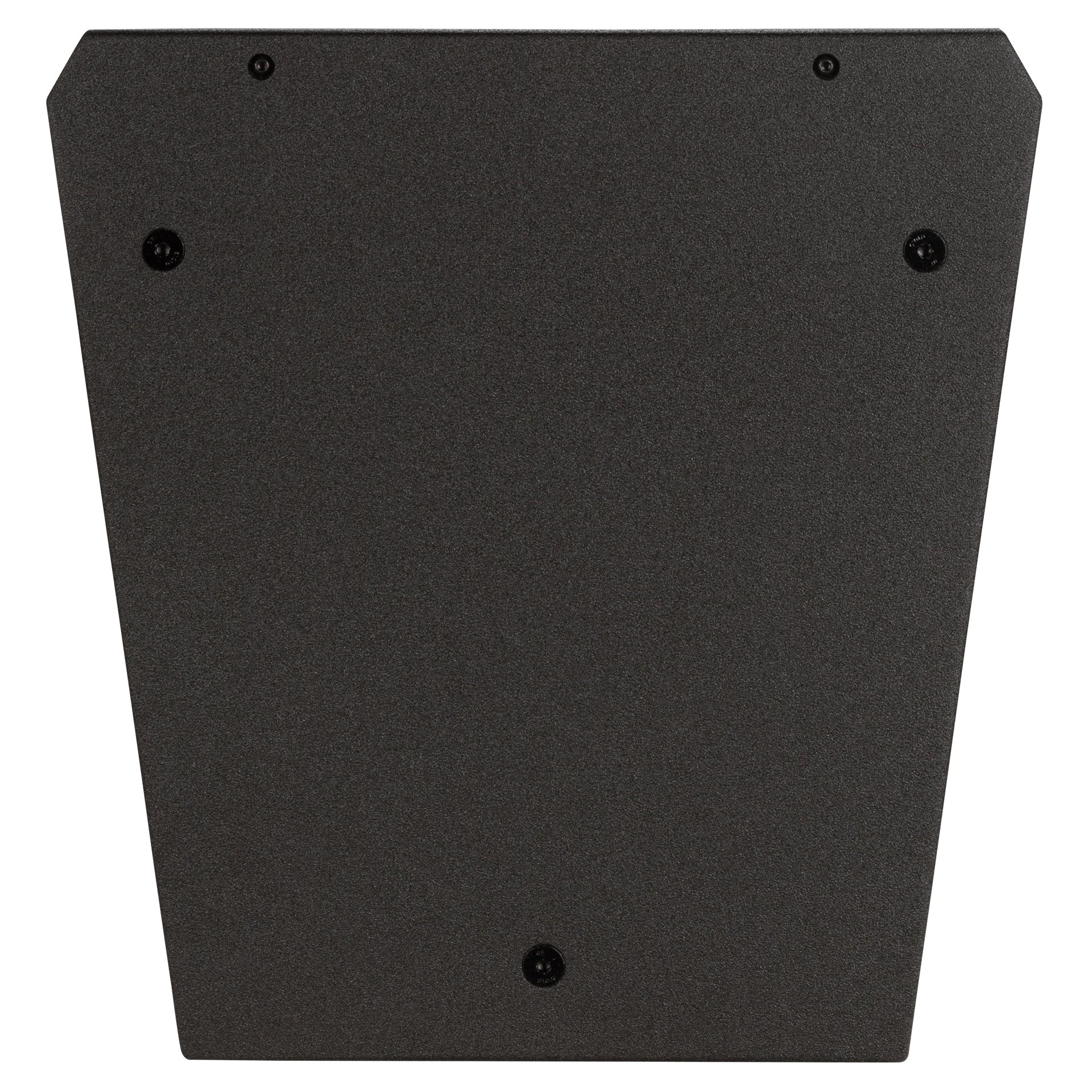 RCF NX 985-A top view showing cabinet profile and pole mount socket