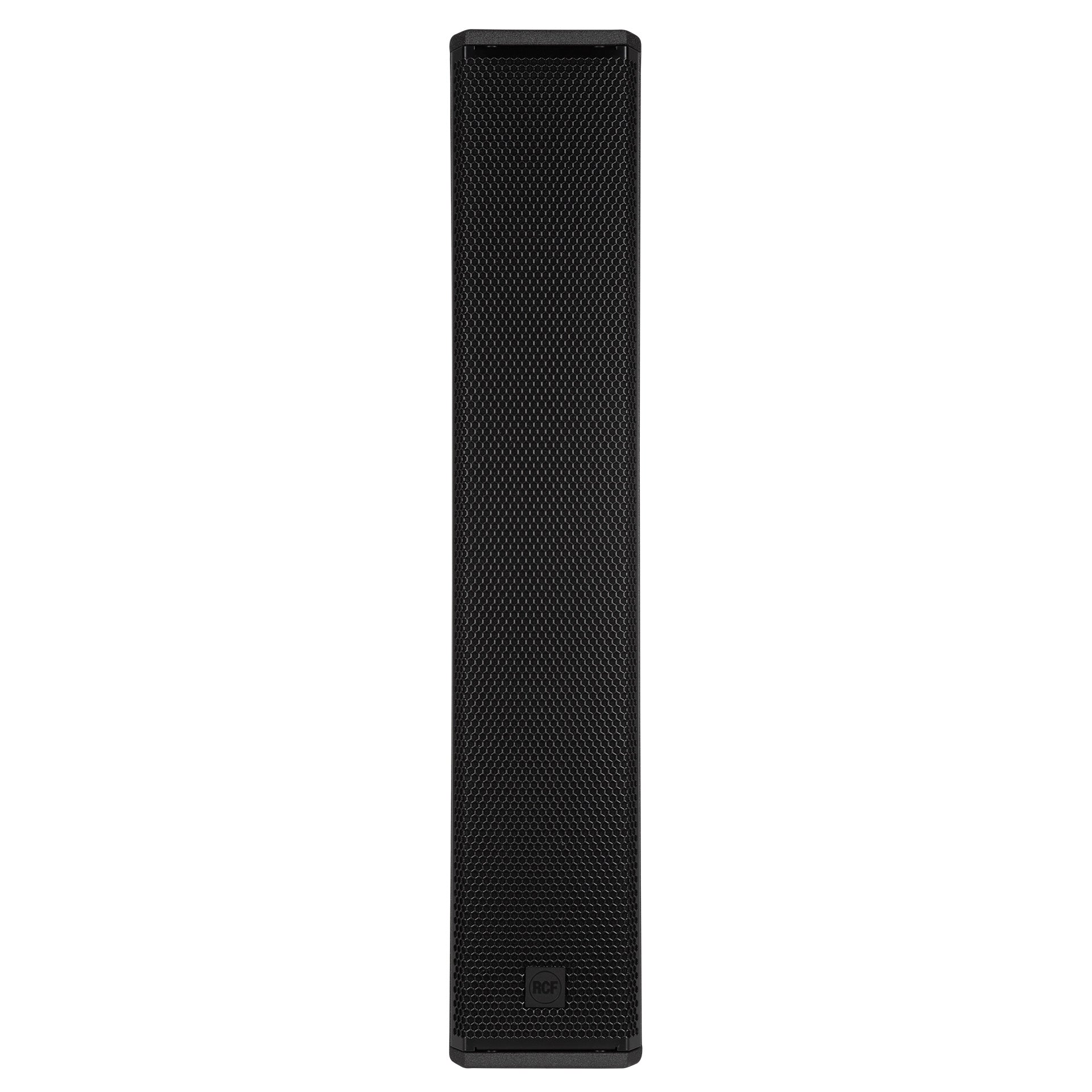 RCF NXL 24-A MK2 active two-way array front view showing slim column cabinet