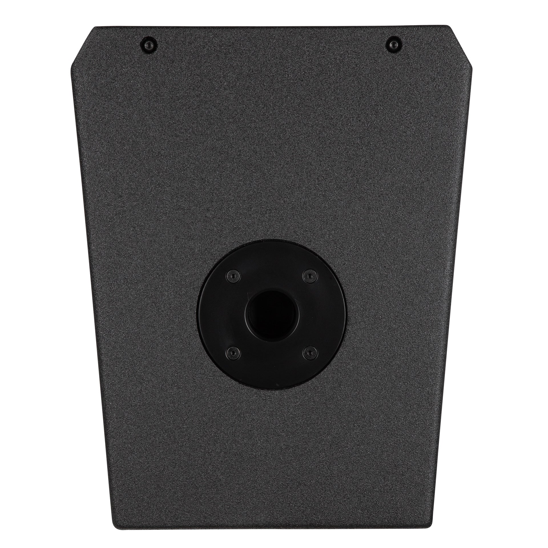 RCF NXW 44-A bottom view showing cabinet base and mounting insert