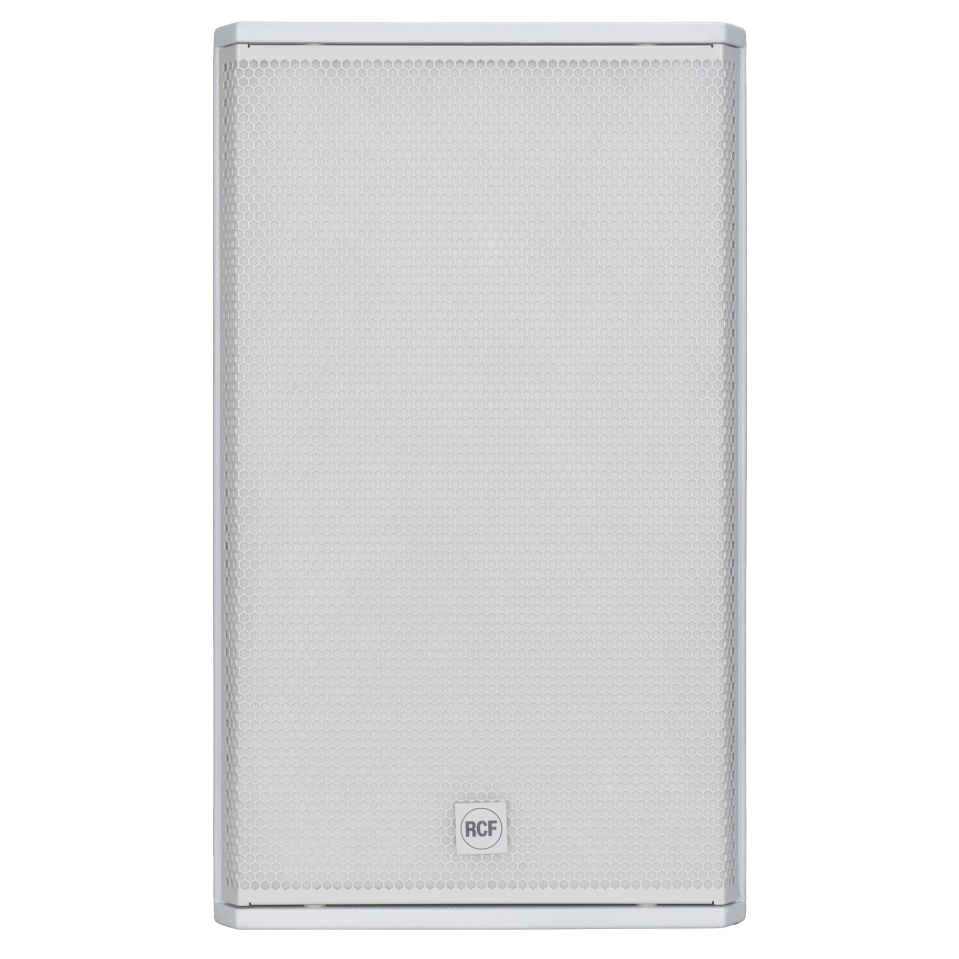 RCF NX 945-A professional speaker front panel view showing driver configuration