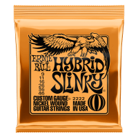 Hybrid slinky nickel wound electric guitar strings 9-46 gauge light top heavy bottom set