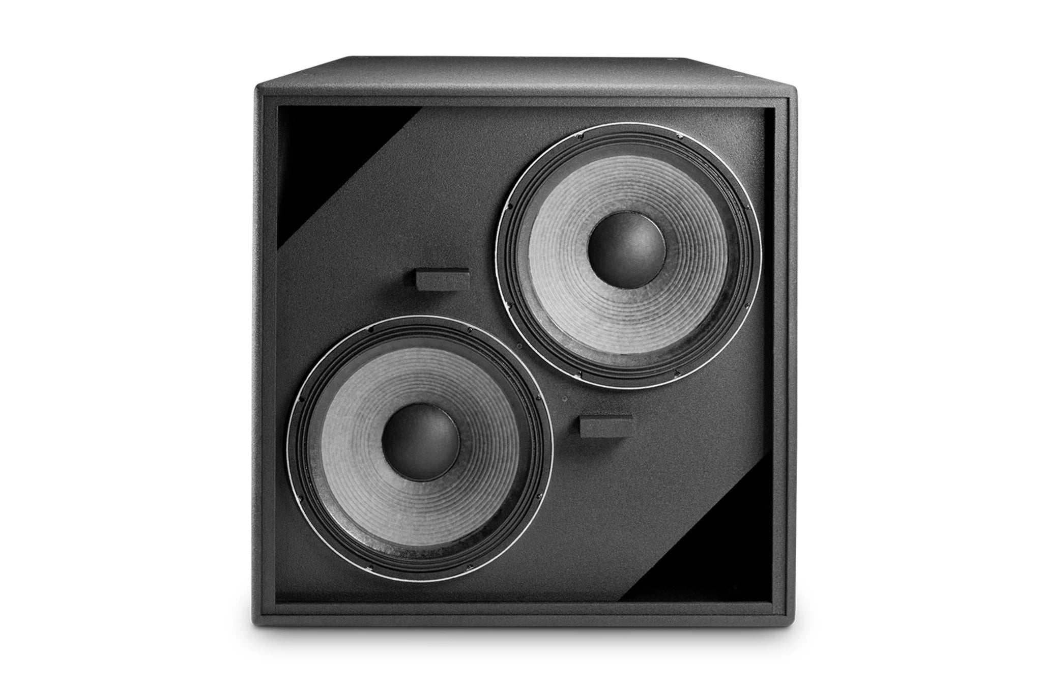 JBL PD525S Dual 15-inch Subwoofer JBL 2275H Differential Drive woofer close-up