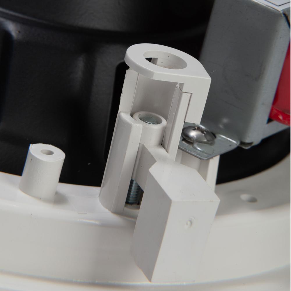 "RCF PL 60 rigging points and safety cable attachment"