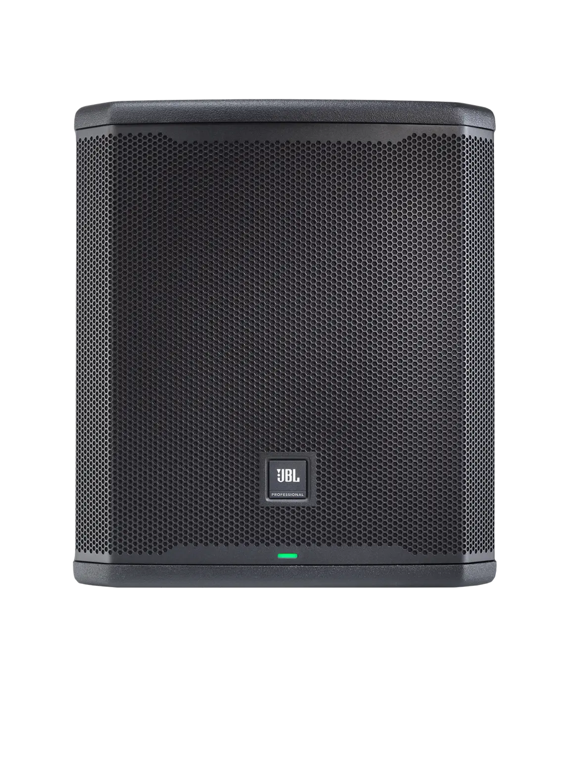 JBL PRX915XLF Professional Powered 15-inch Subwoofer front view showing 15-inch woofer