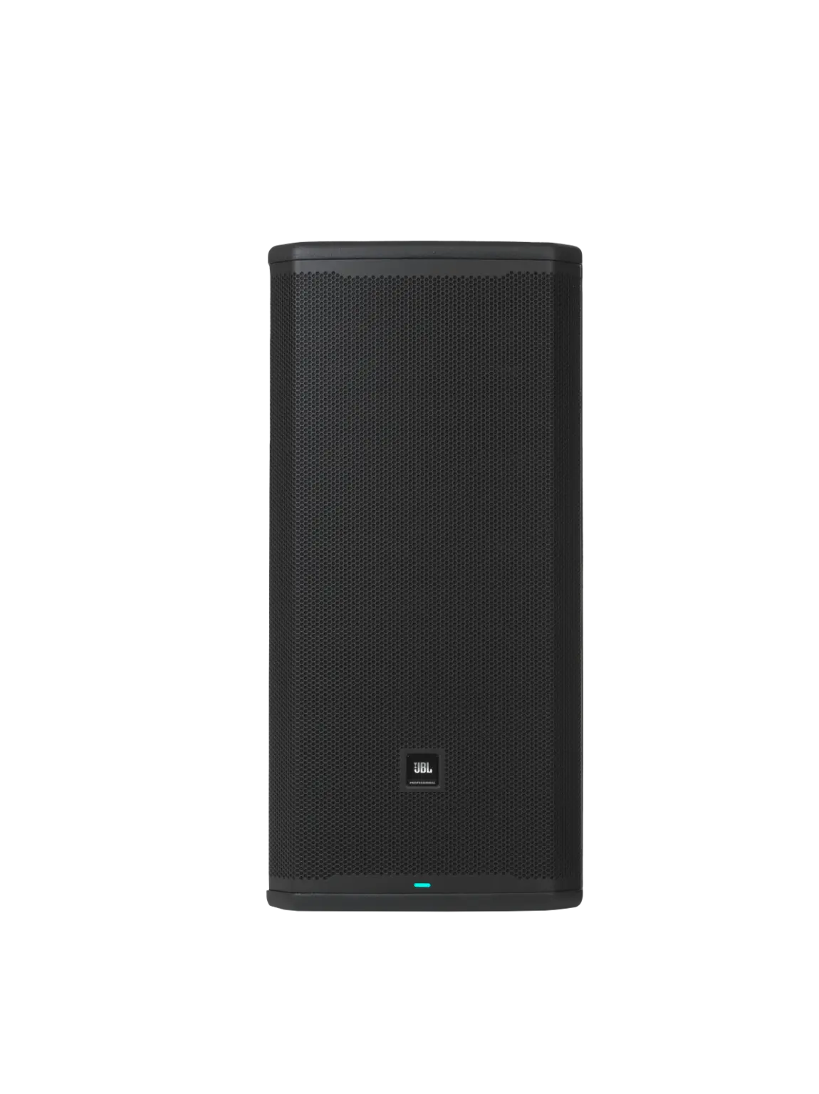 JBL PRX935 Professional Powered Three-Way Single 15-inch PA Loudspeaker front view showing 15-inch woofer, mid-range, and compression driver