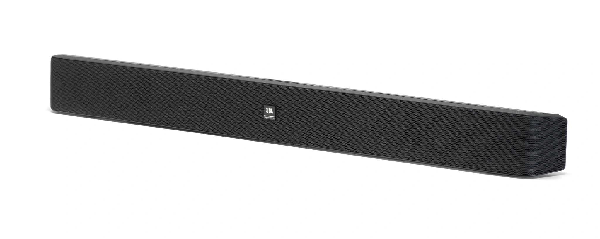 JBL Pro SoundBar PSB-2 2.0 Channel Commercial-Grade Soundbar with HDMI & Bluetooth left side view showing slim cabinet profile
