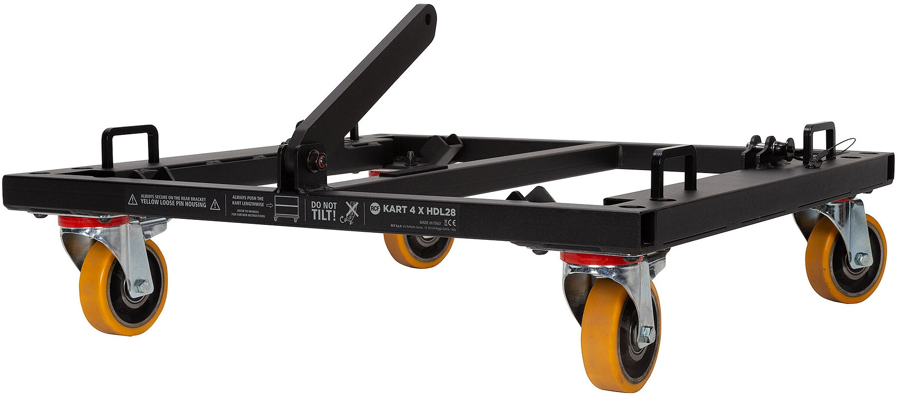RCF KRT-WH 4X HDL 28 wheeled cart front angle view